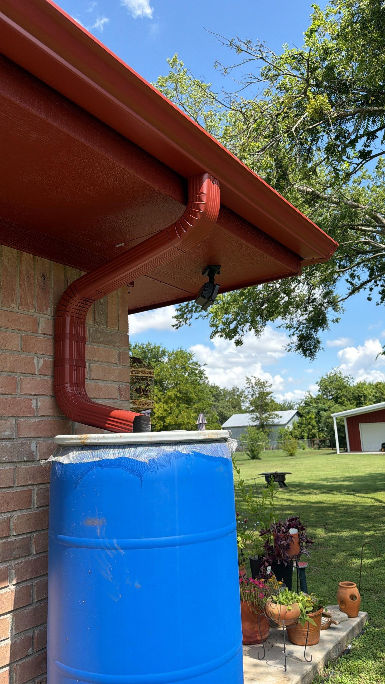 Gutter Installation on Referred Neighbor by Action Exteriors Austin