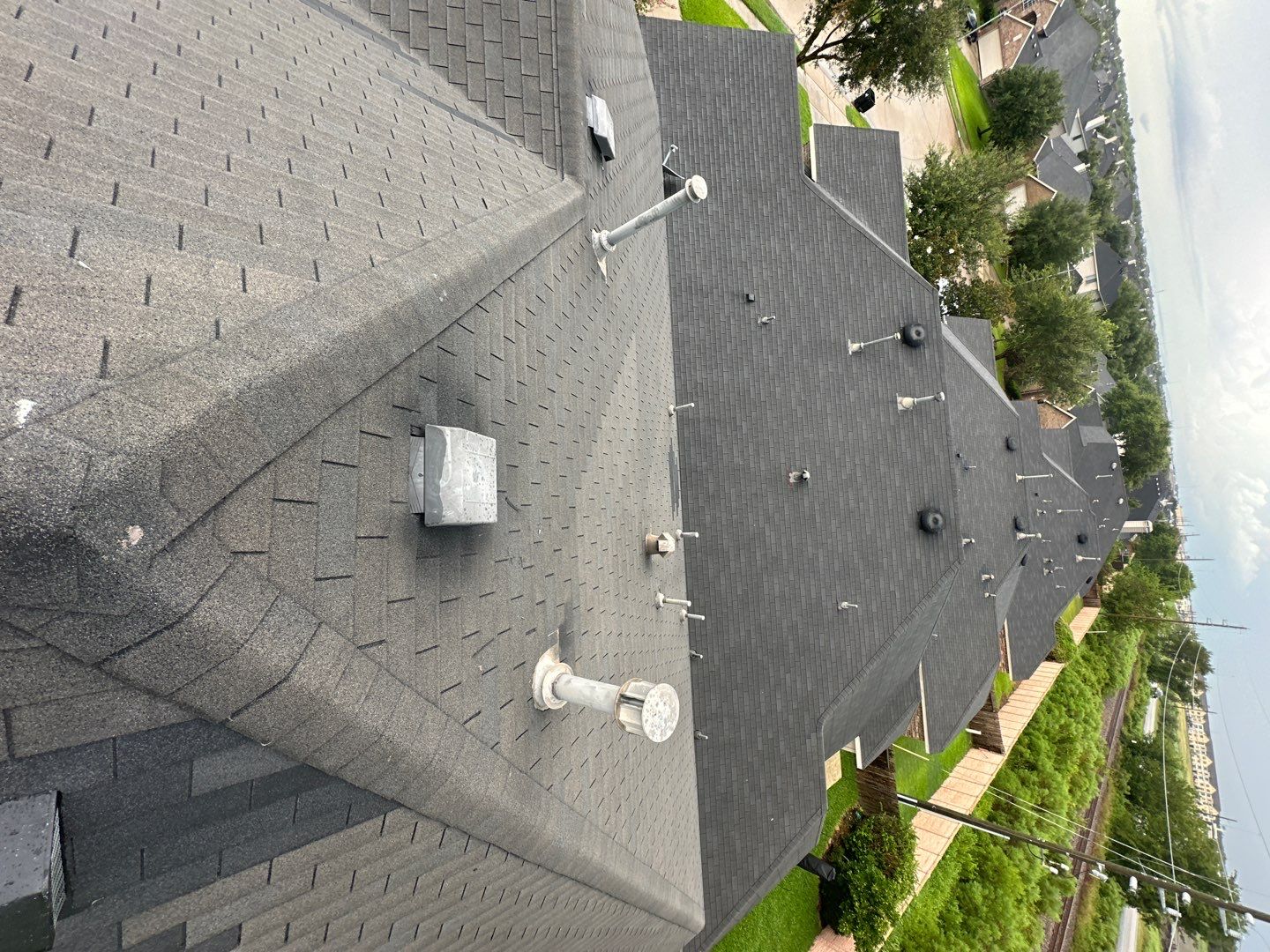 Hail Damage using Owen's Corning Duration (Lifetime) Shingles by Roof Repair Company