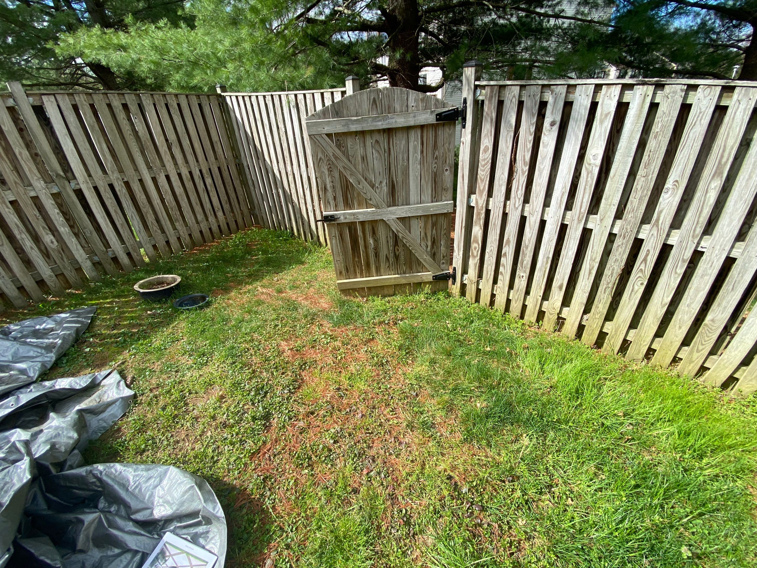 Backyard Transformation using Techo-Bloc Pavers by The Smet Companies, LLC