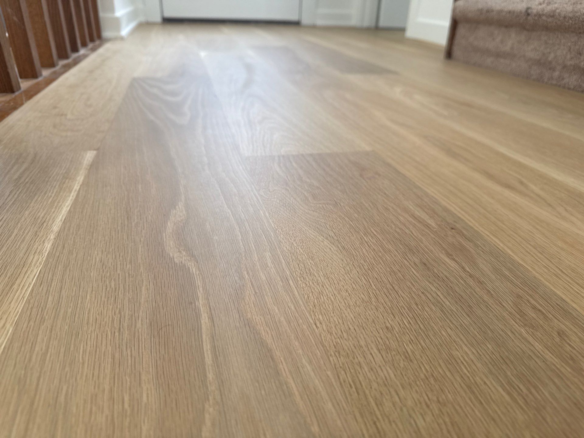 7 inch white Oak invisible finish by Ann Arbor Hardwoods