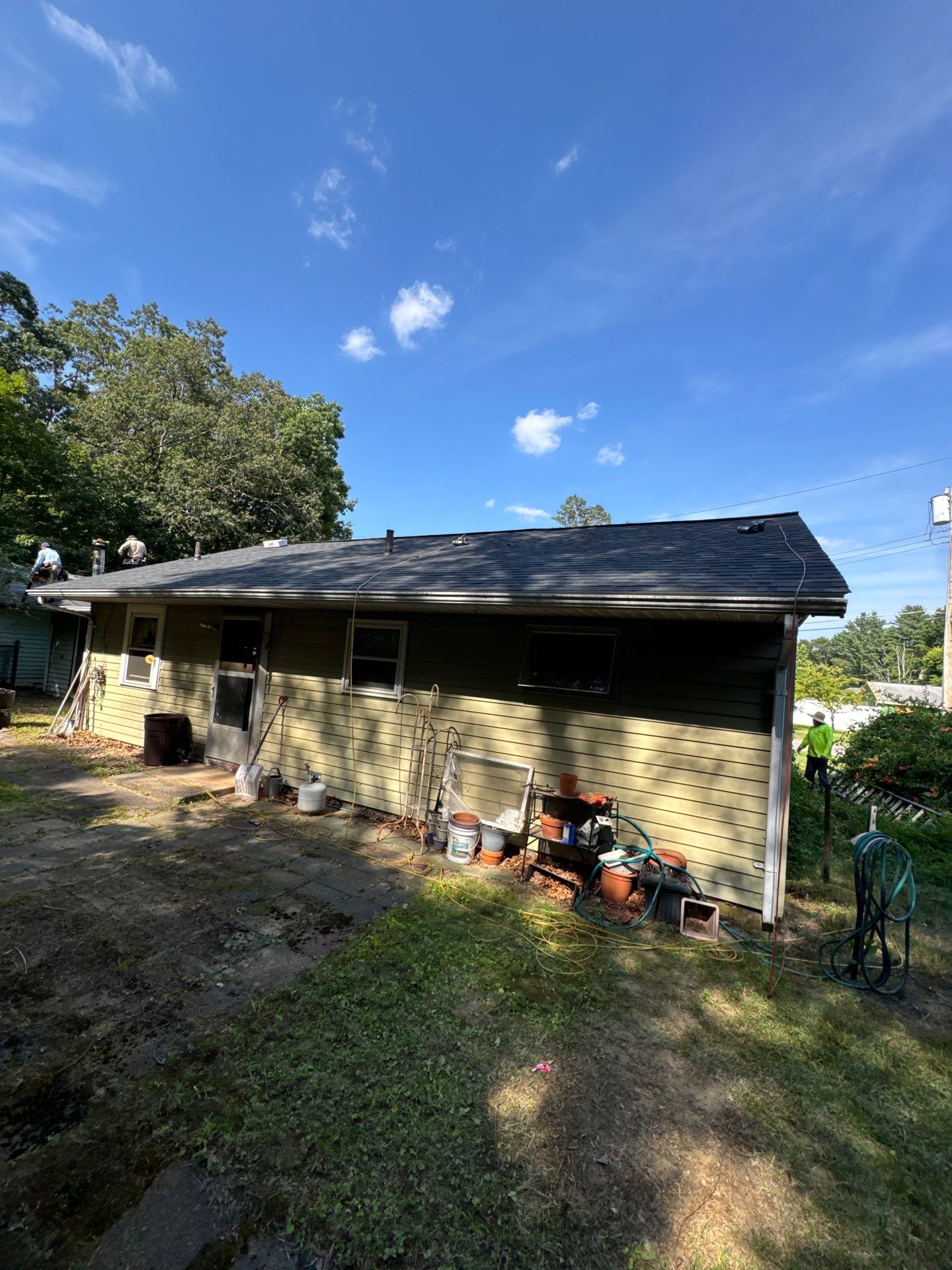 Onyx Black Roof Transformation in Maynard, MA by Mighty Dog Roofing of Greater Middlesex County