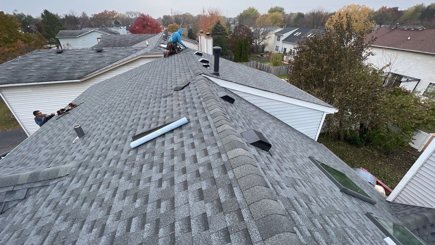 Multi-family unit roof replacement. using GAF Timberline HDZ by Pro Home Services Inc