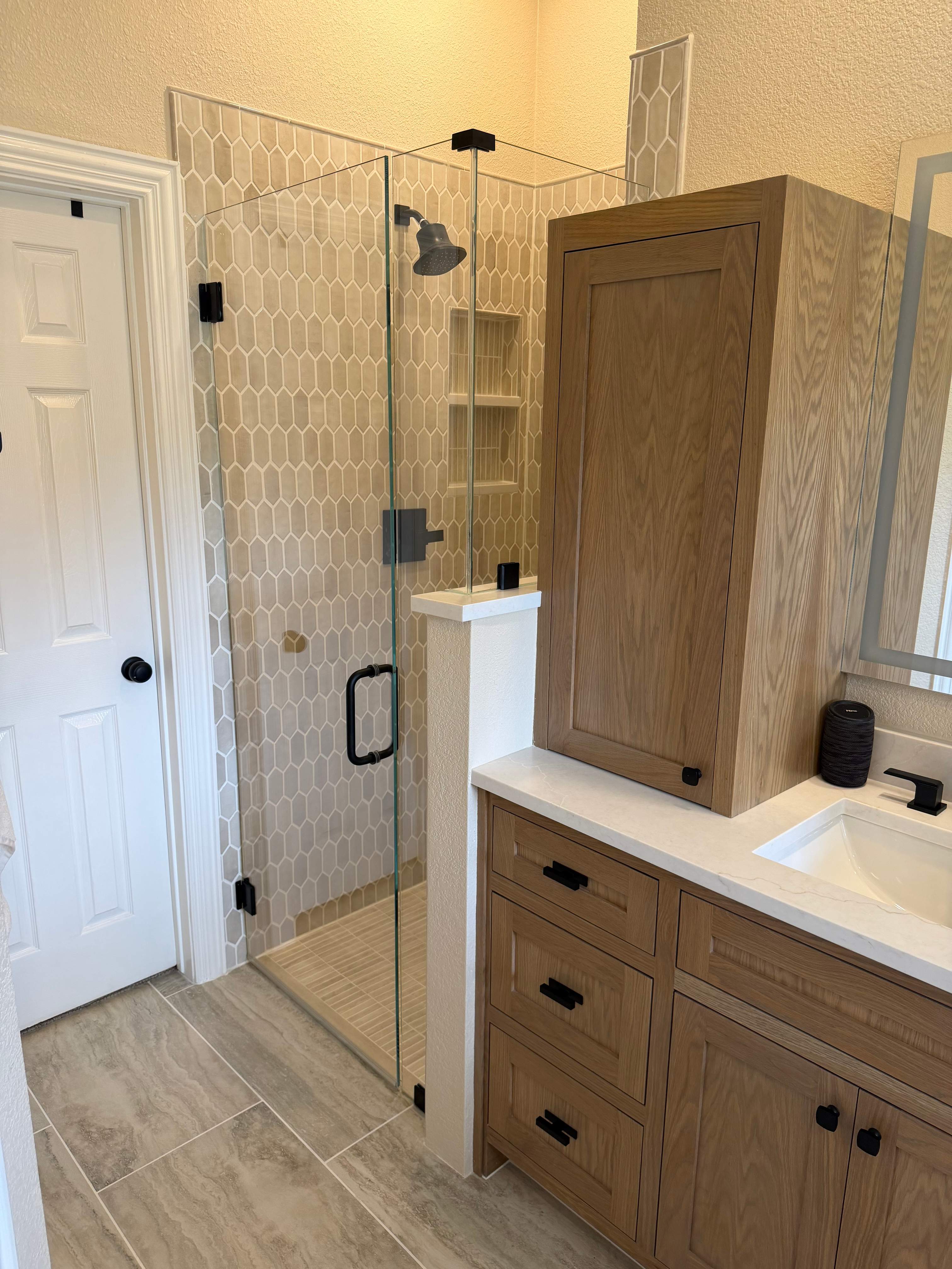 Keller Master Bath Remodel by Simmons Floors