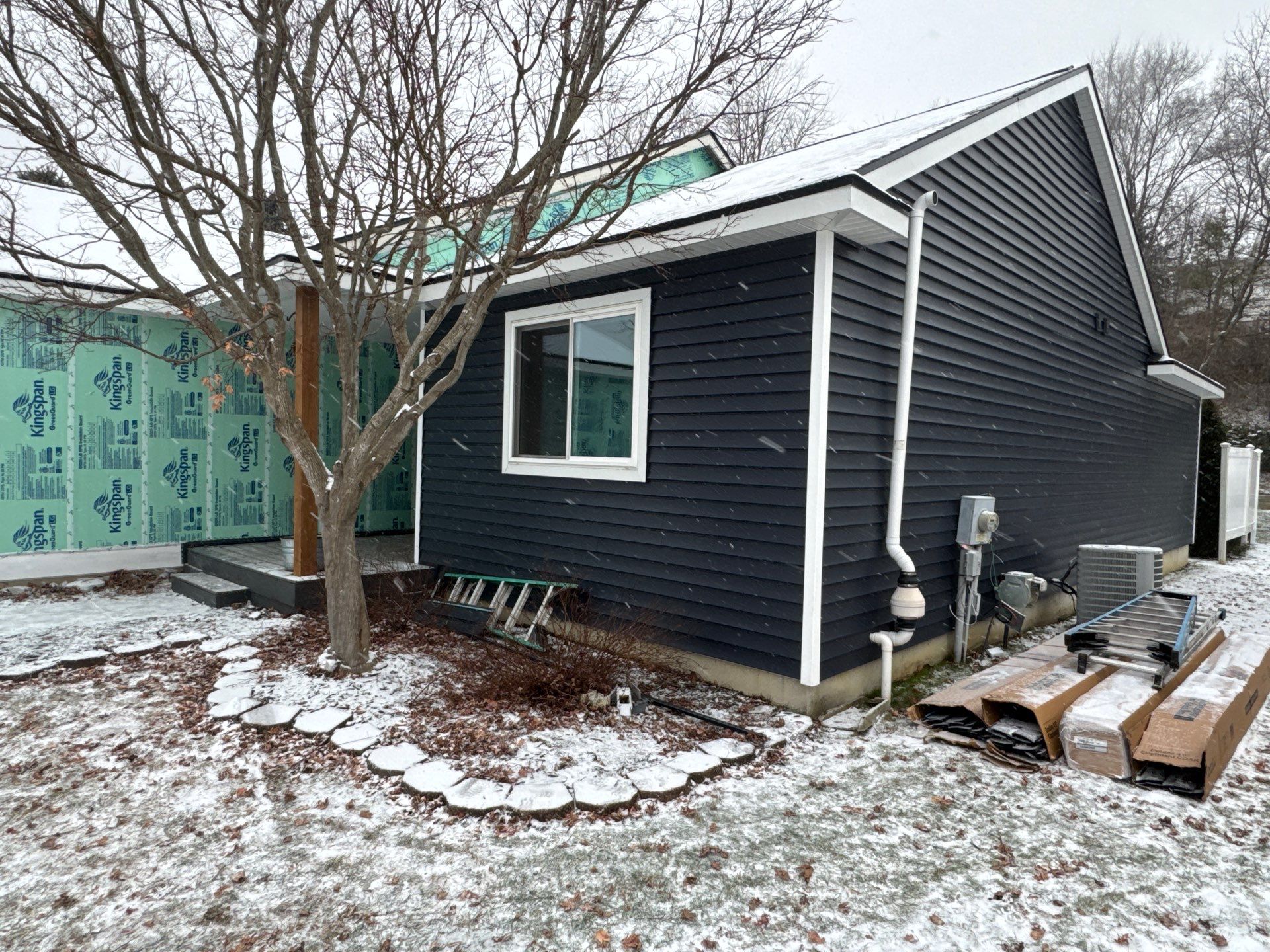 Siding Replacement using Alside Charter Oak D4.5" Riveria Dusk by 180 Contractors