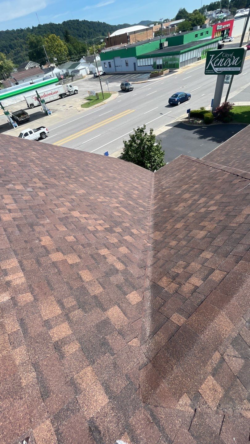 Commercial Roofing Installation using Performance Shingles by Mr. Roofer