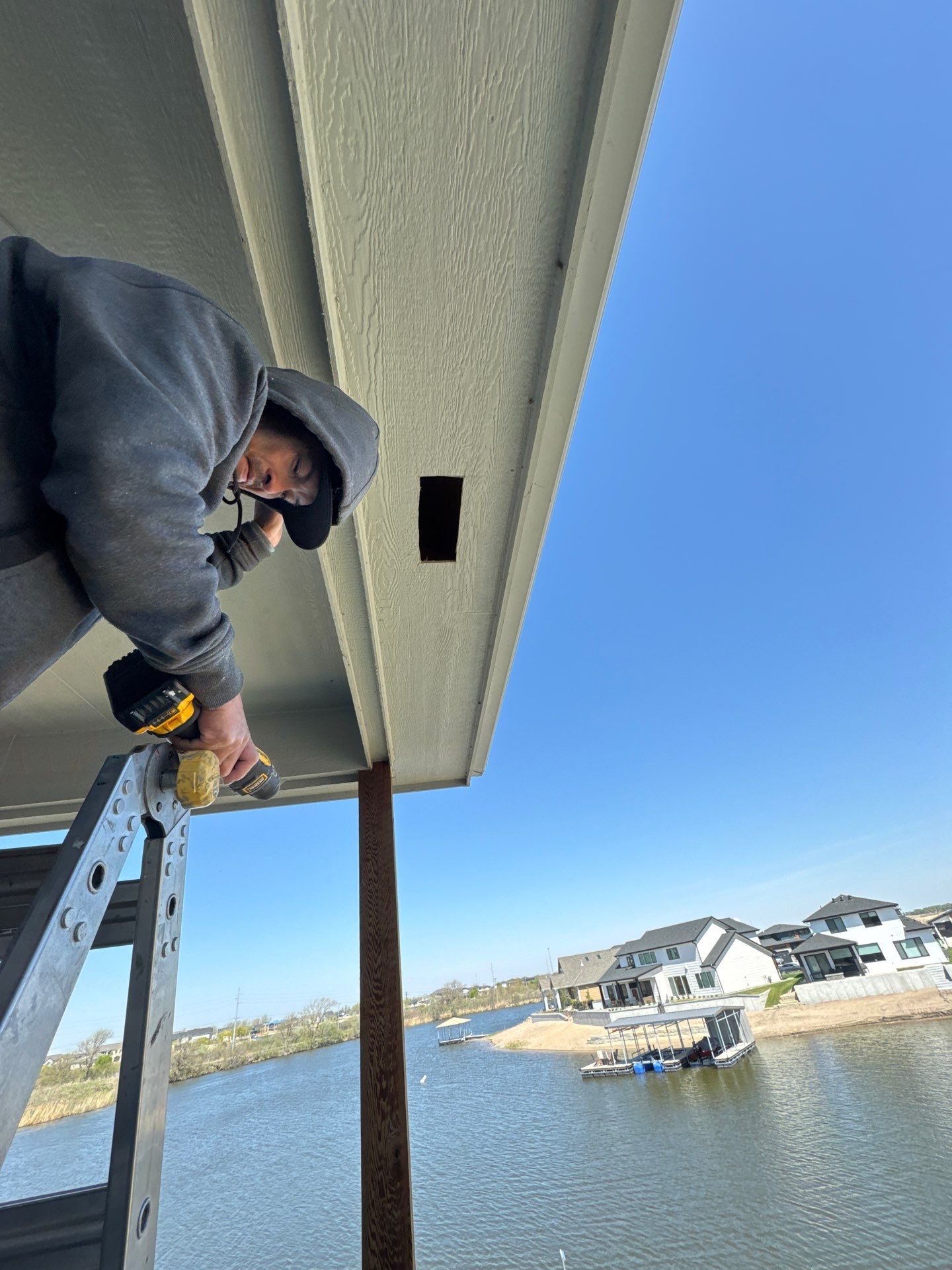 Siding Repair and Soffit Ventilation Upgrades in Valley, NE by Crows Roofing LLC