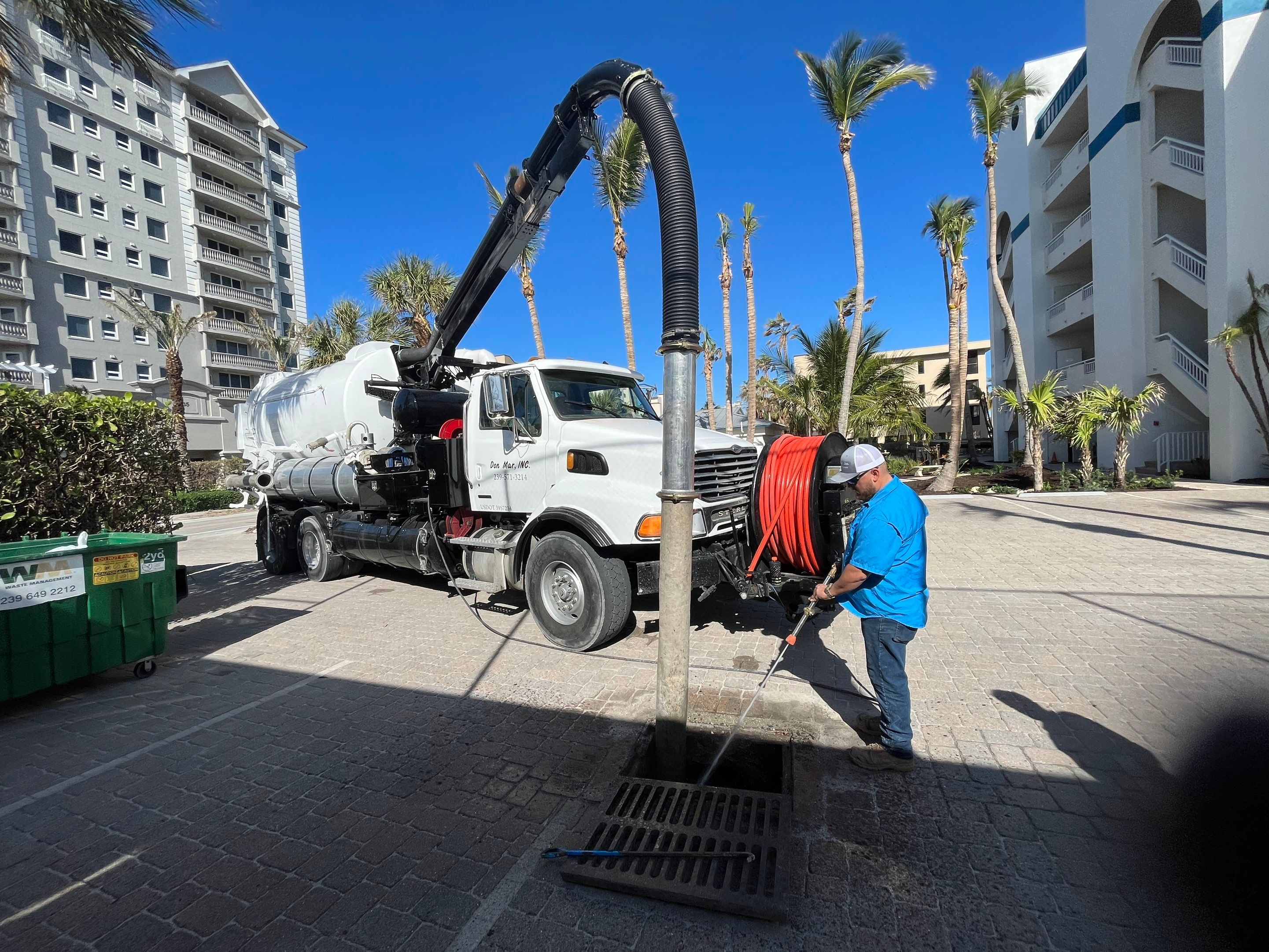 Condo Storm Water System Cleaning and Maintenance After Hurricane Ian by APS Power & Water