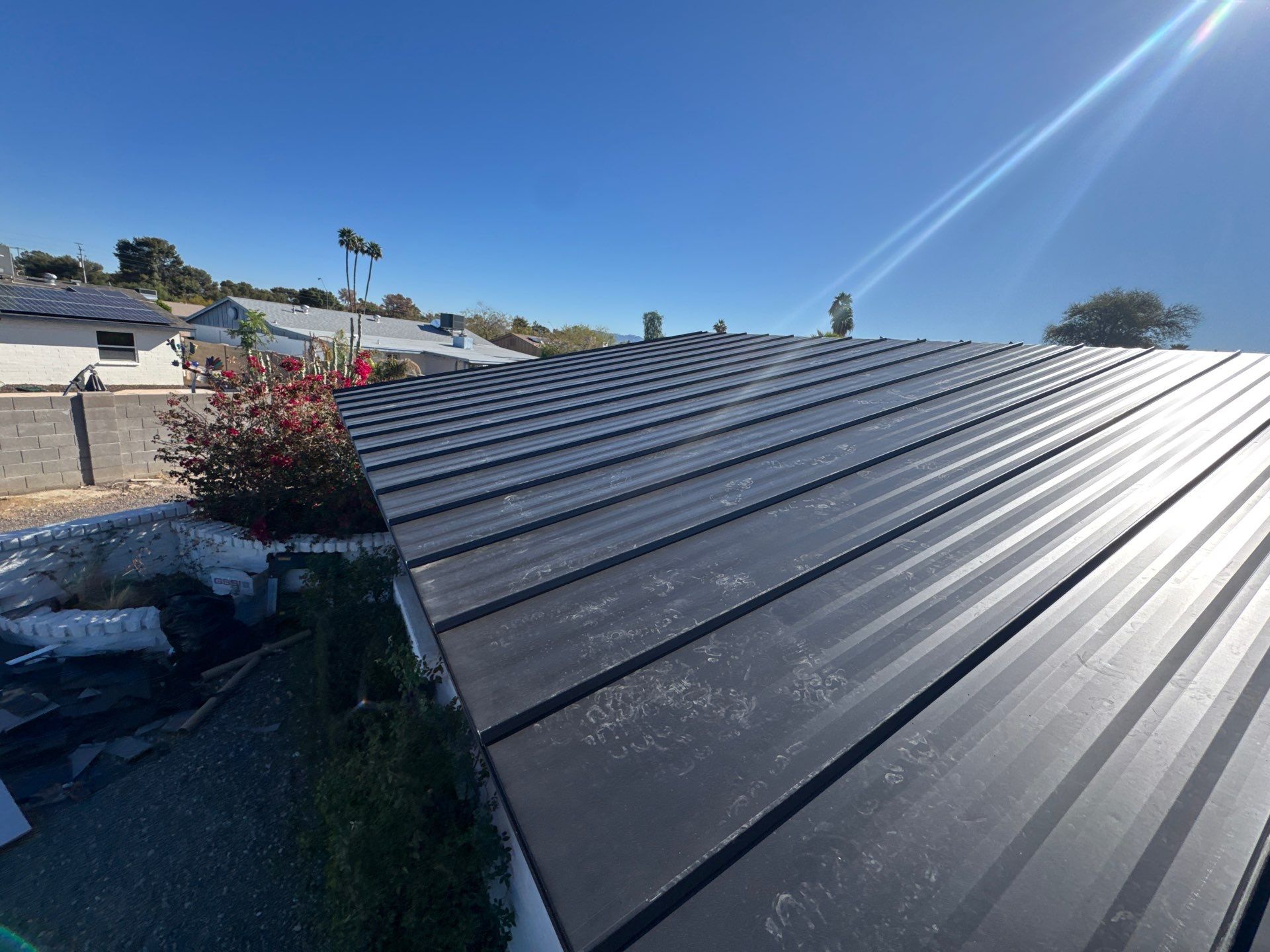 Matte Black Standing Seam by Reimagine Roofing