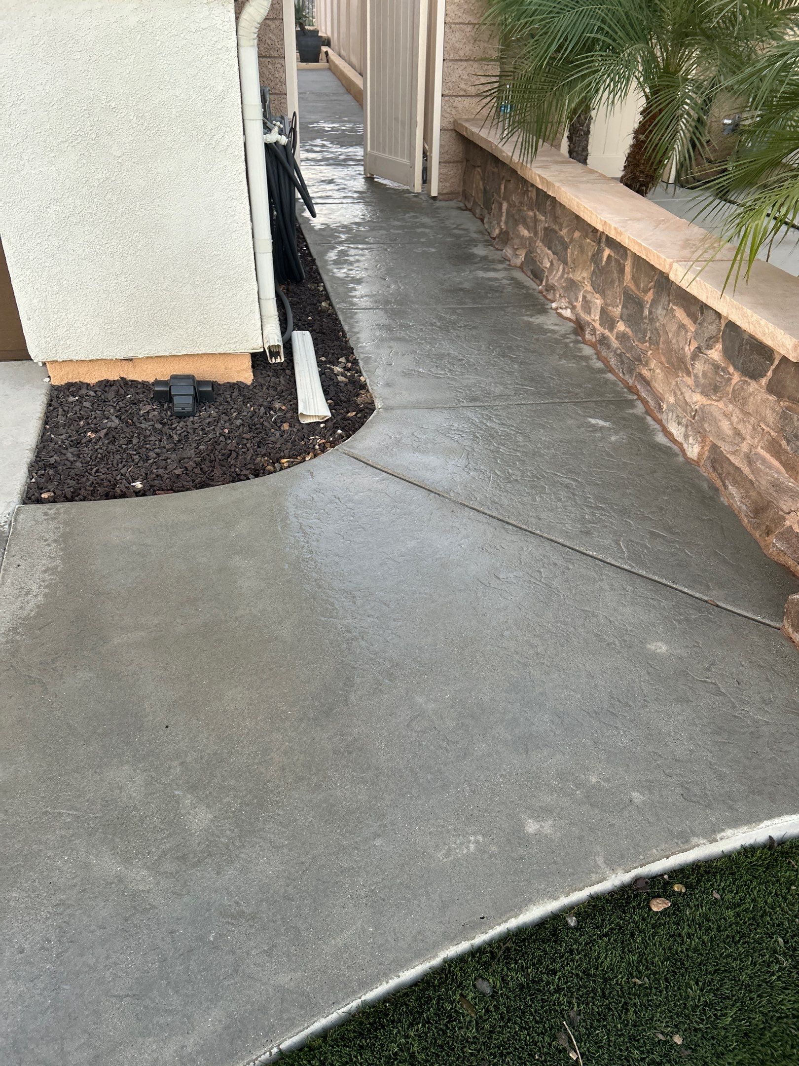 Sandblasting Paint Off Concrete & Sealing in Lake Elsinore, CA by La Power Washing Inc