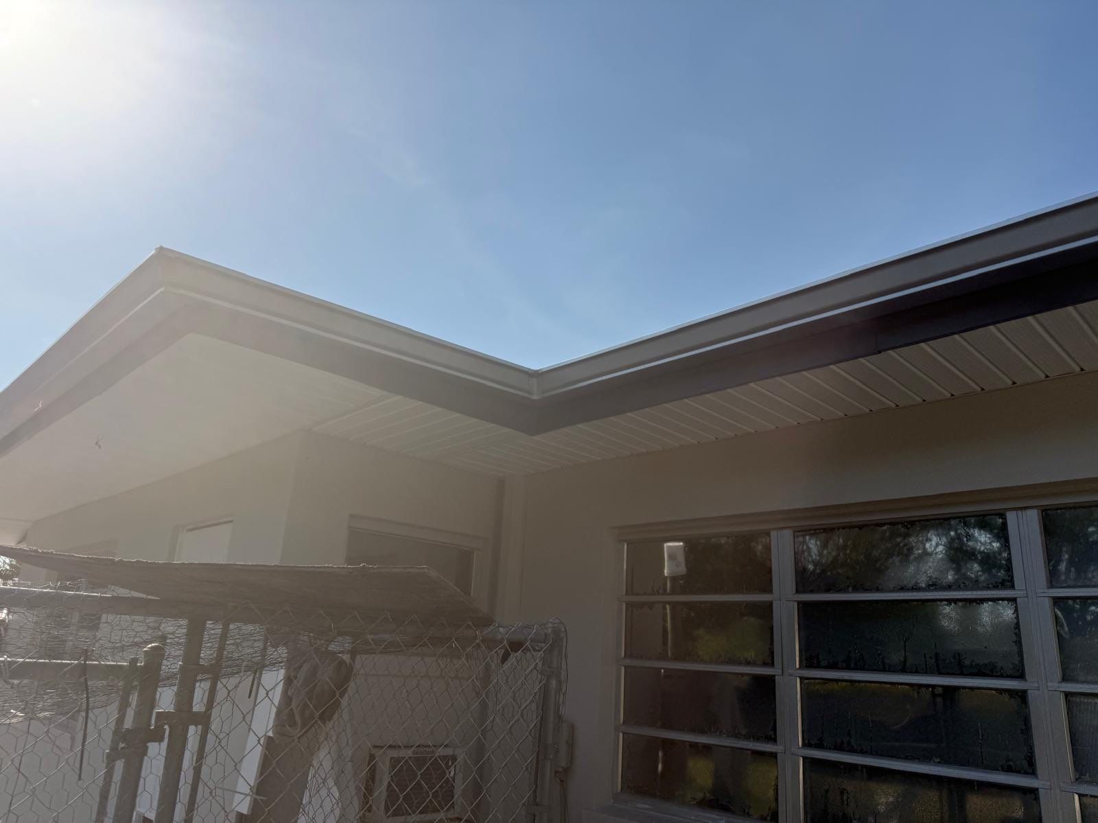 Seamless Galvalume Gutters Installation using Galvanized Gutters in Fort Myers FL by Gutter Professors