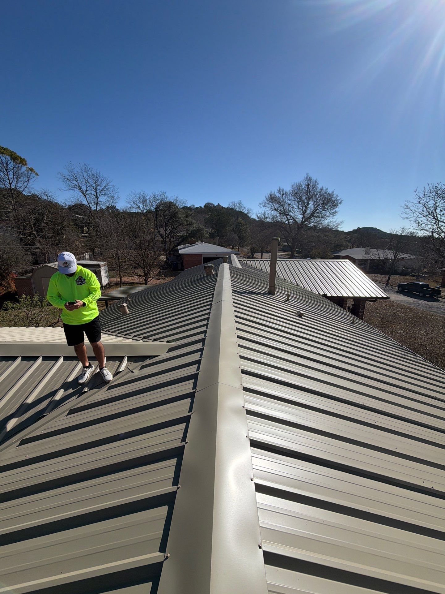 Residential Metal Roof Replacement and Custom Fascia Repair in Kerrville by Rich the Roofer LLC