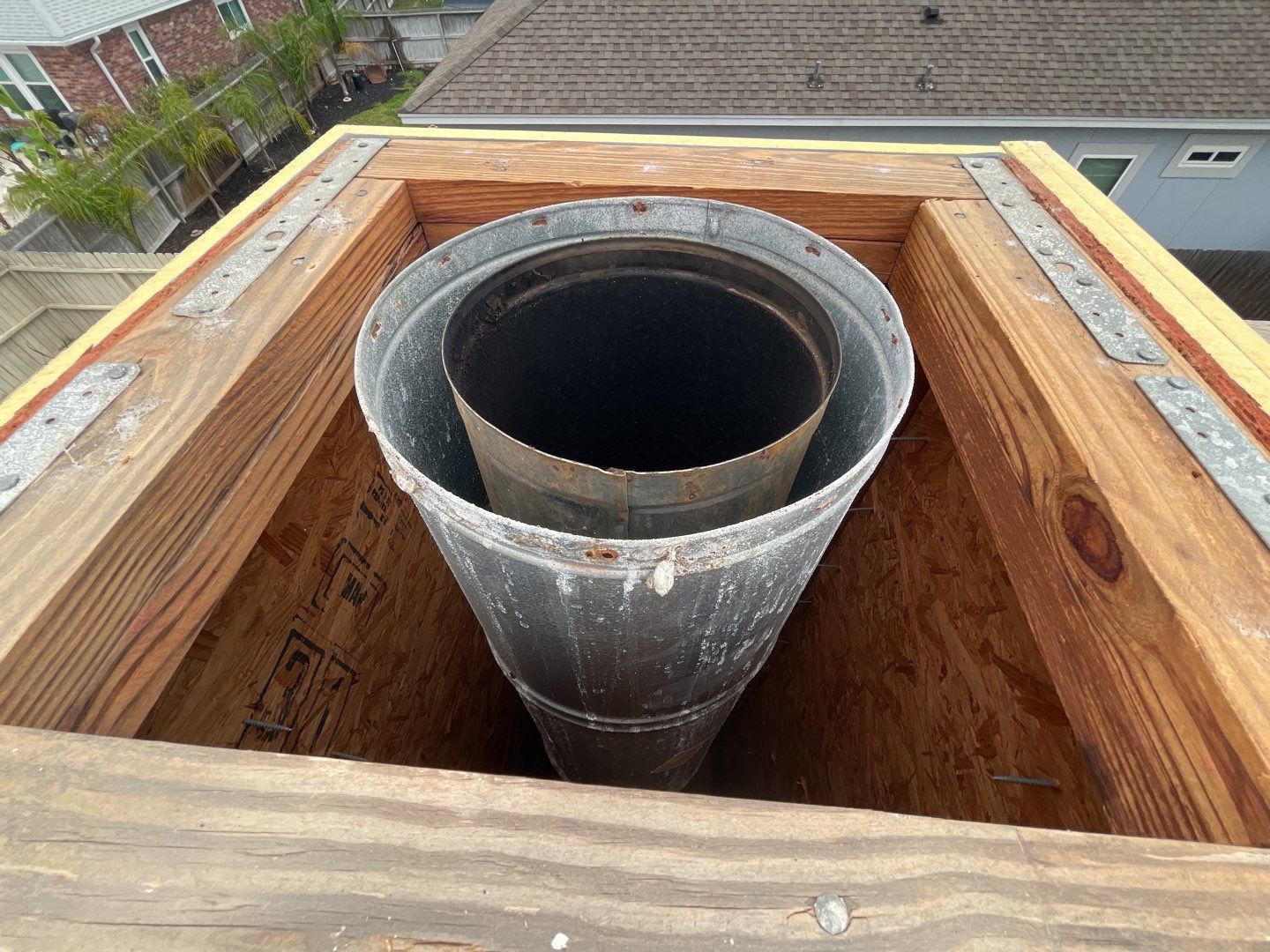 Chimney Cap Replacement With Stainless Steel by Lighthouse Roofing