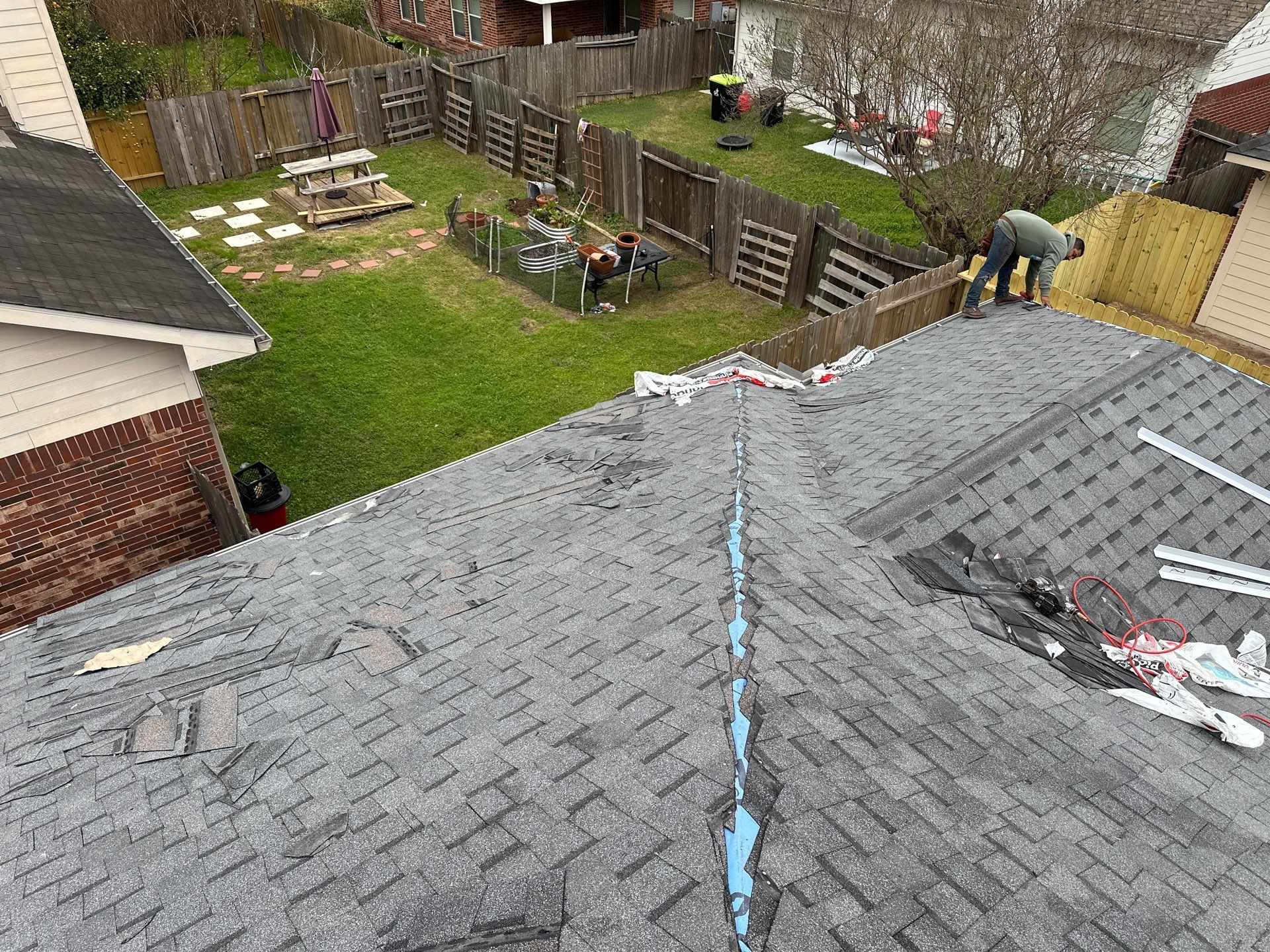 Project in Houston by Motion Roofing