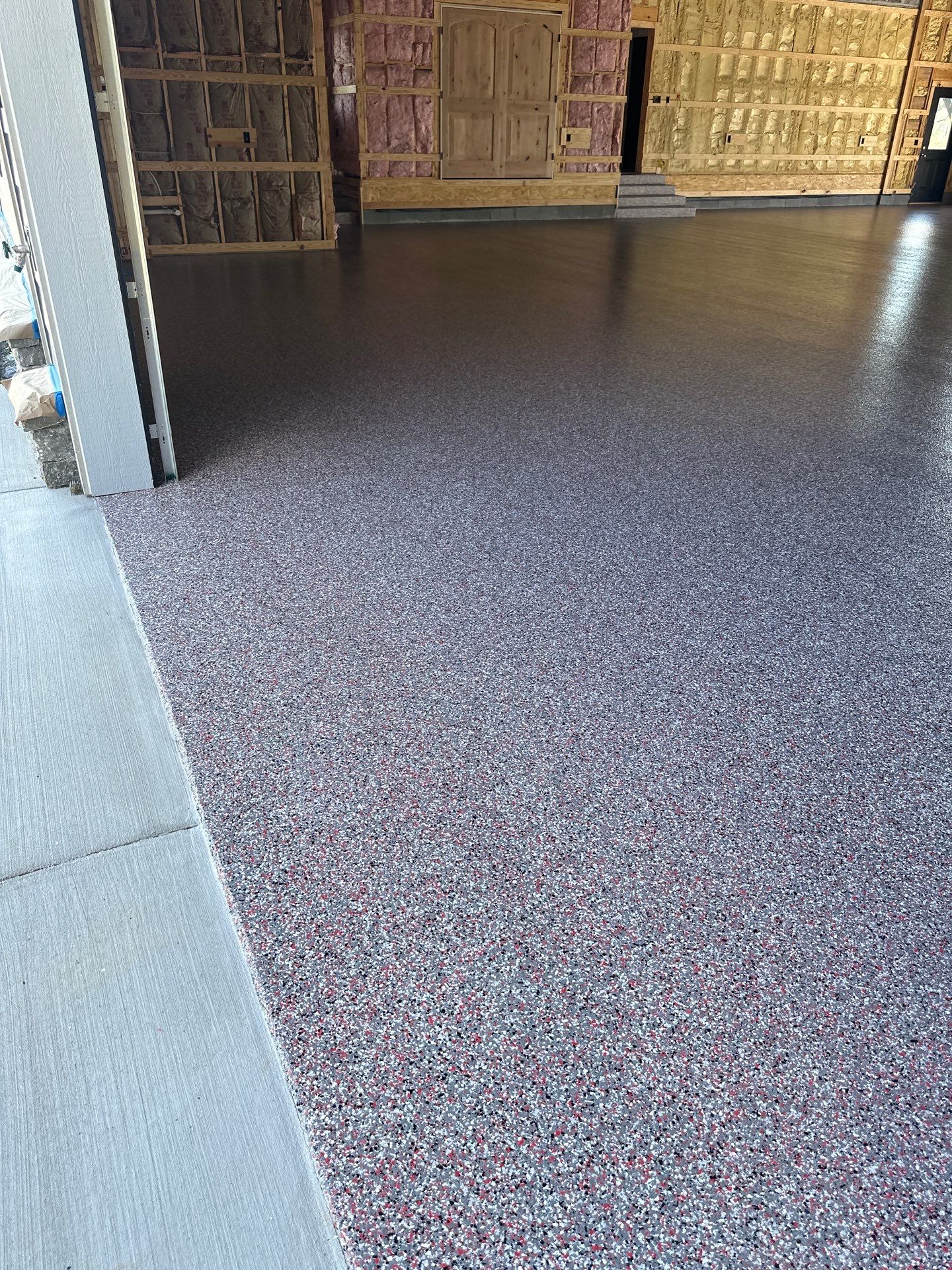 Garage Floor Coating using Custom Color by My Garage Floor Guys