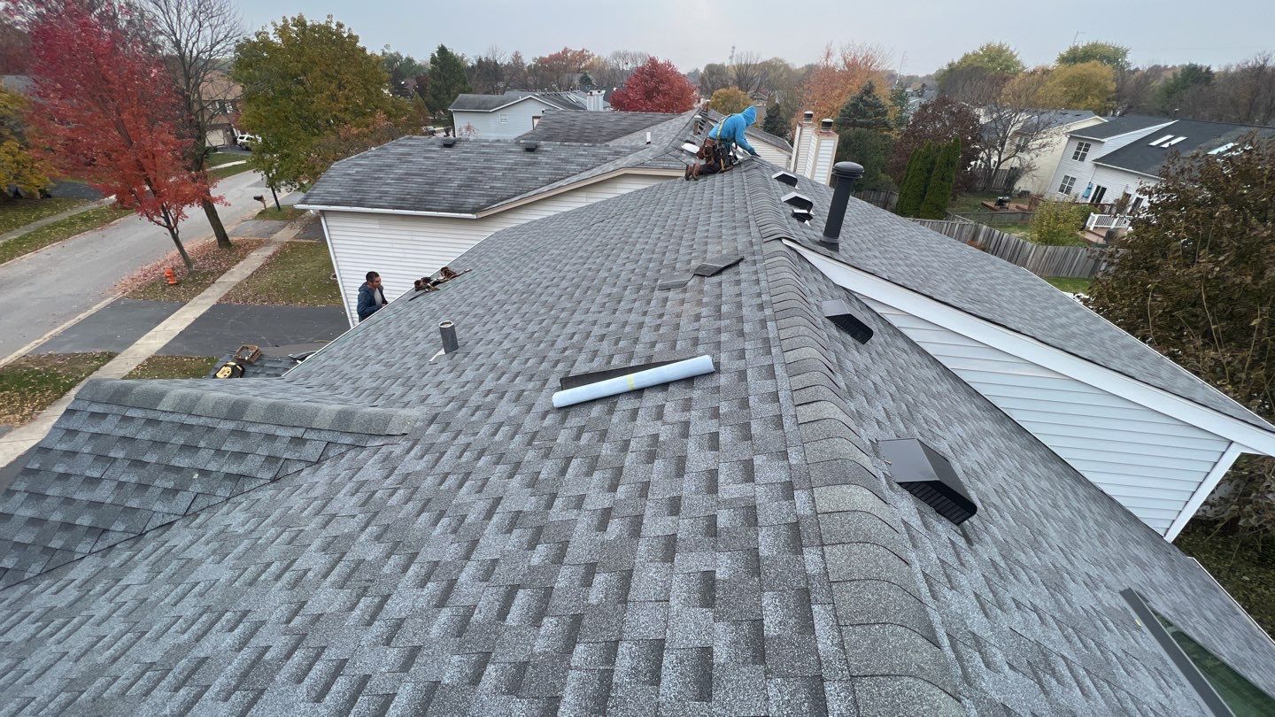 Multi-family unit roof replacement. using GAF Timberline HDZ by Pro Home Services Inc
