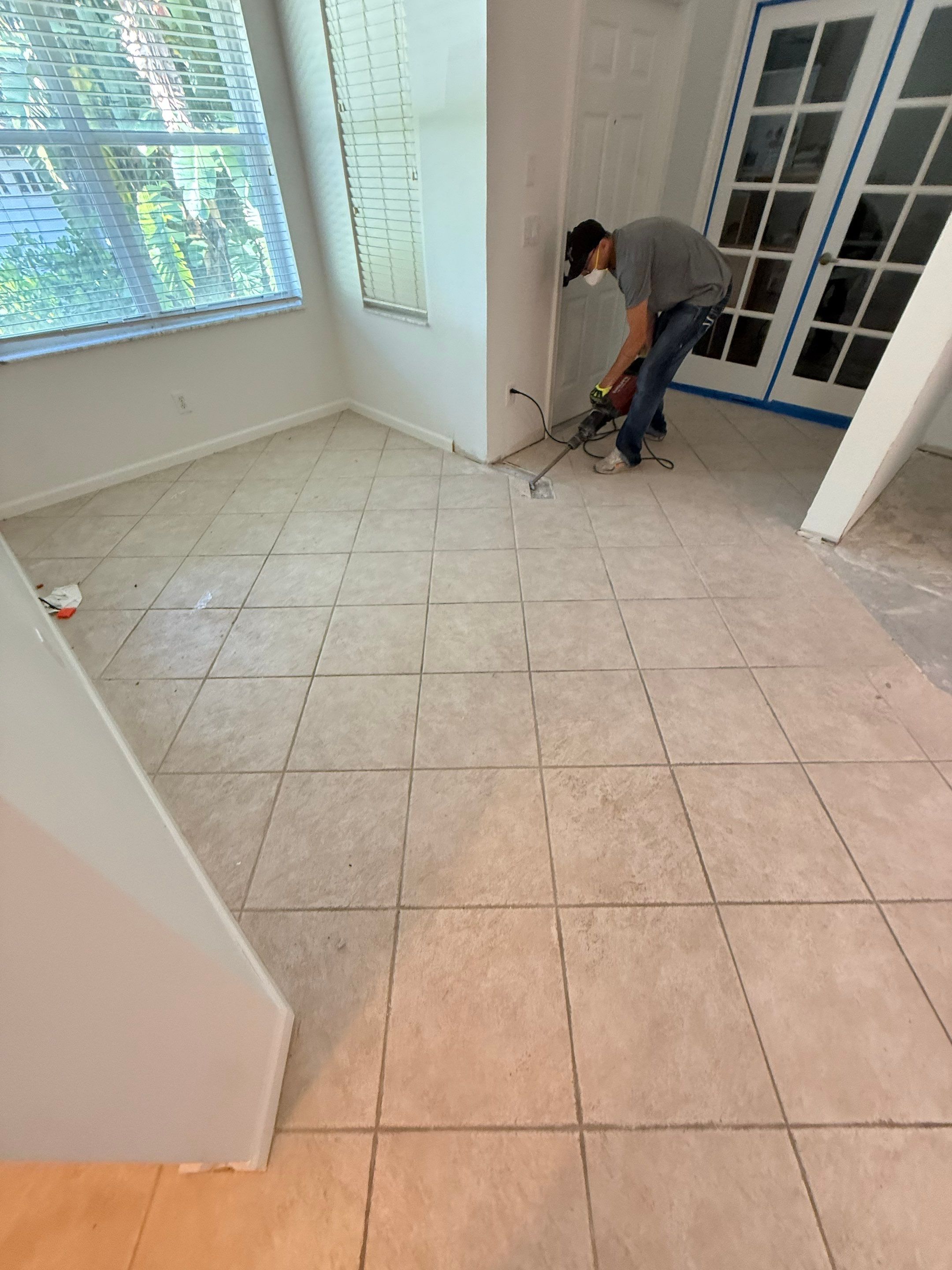 Master Bathroom, Main Floors & Powder Room - Delray Beach by Hevi Tile