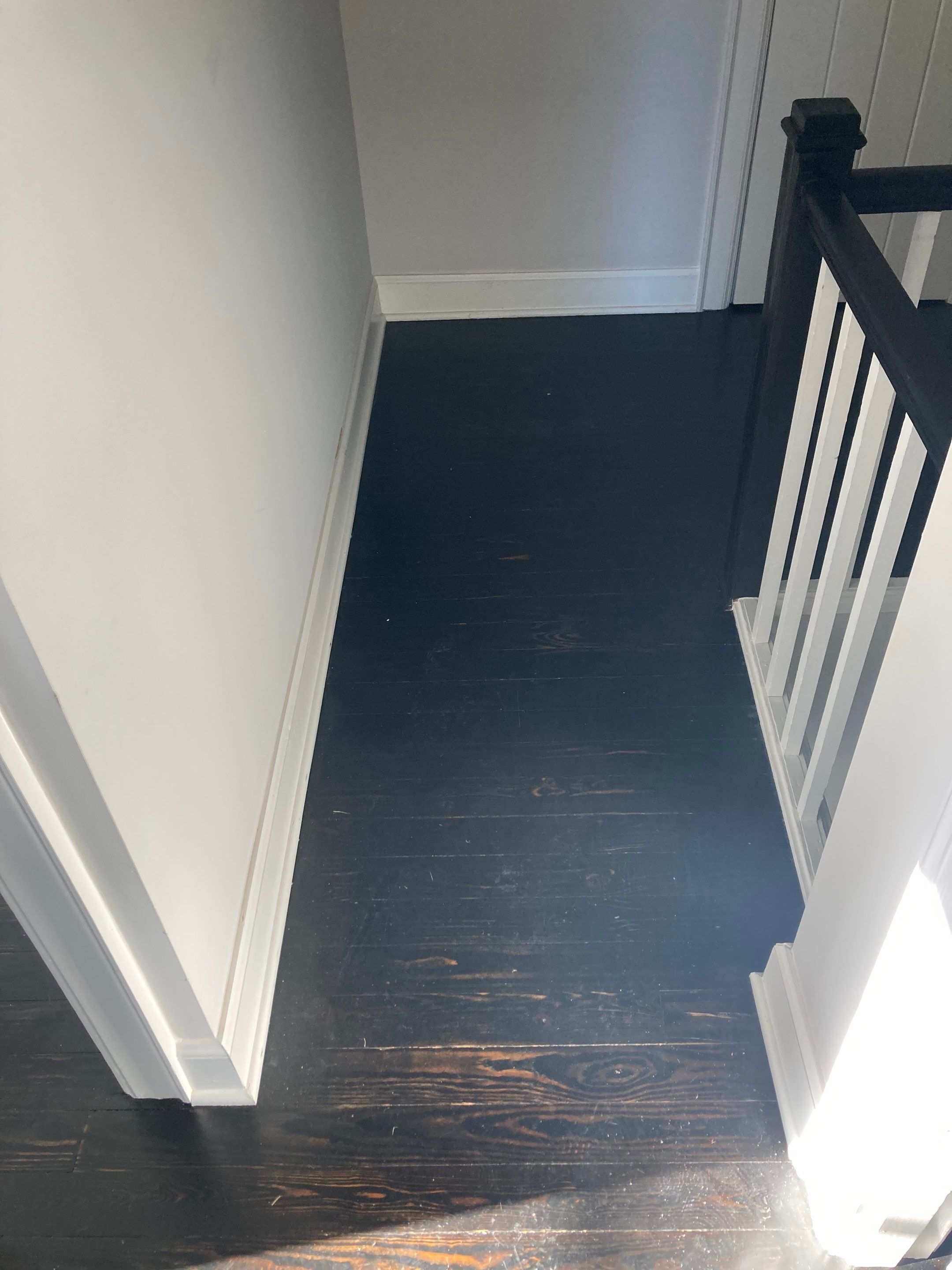 Hardwood floor refinish/restore by Footprints Floors of Nashville