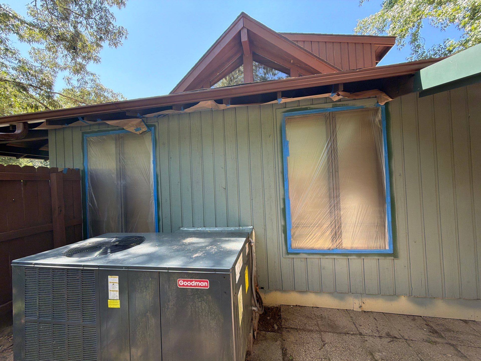 Careful Stain Work & Fresh Color on Unique Property Tyler, TX by Quality Coats Painting