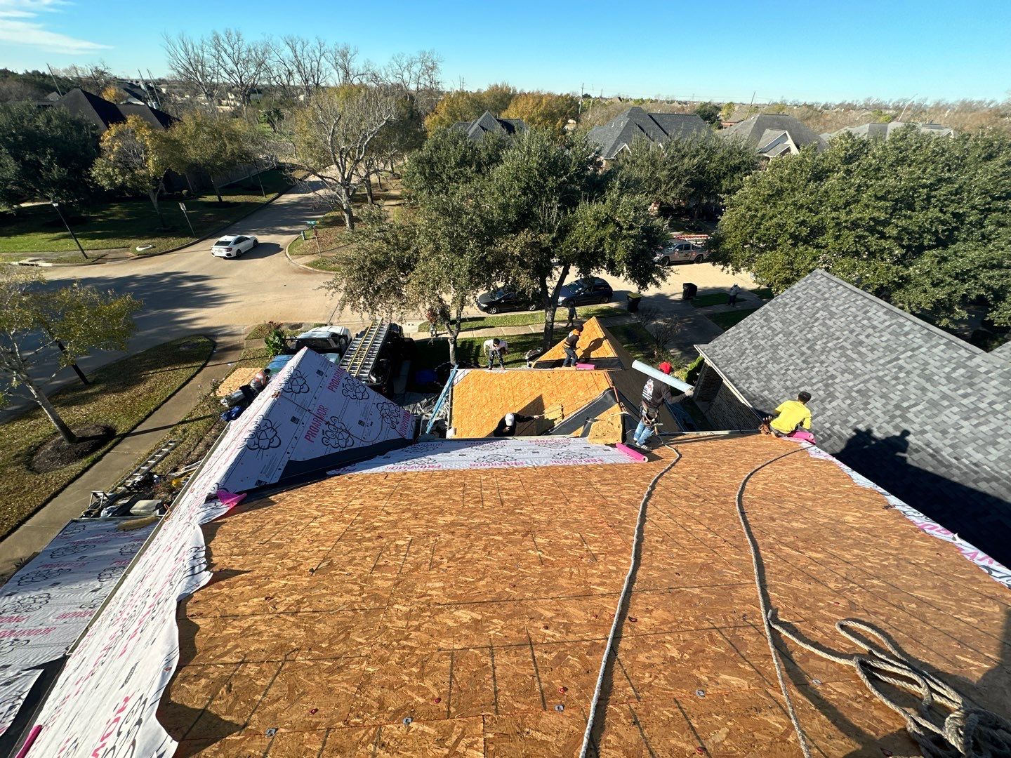 Residential Roofing Installation using Owen's Corning Duration (Lifetime) Shingles by Roof Repair Company