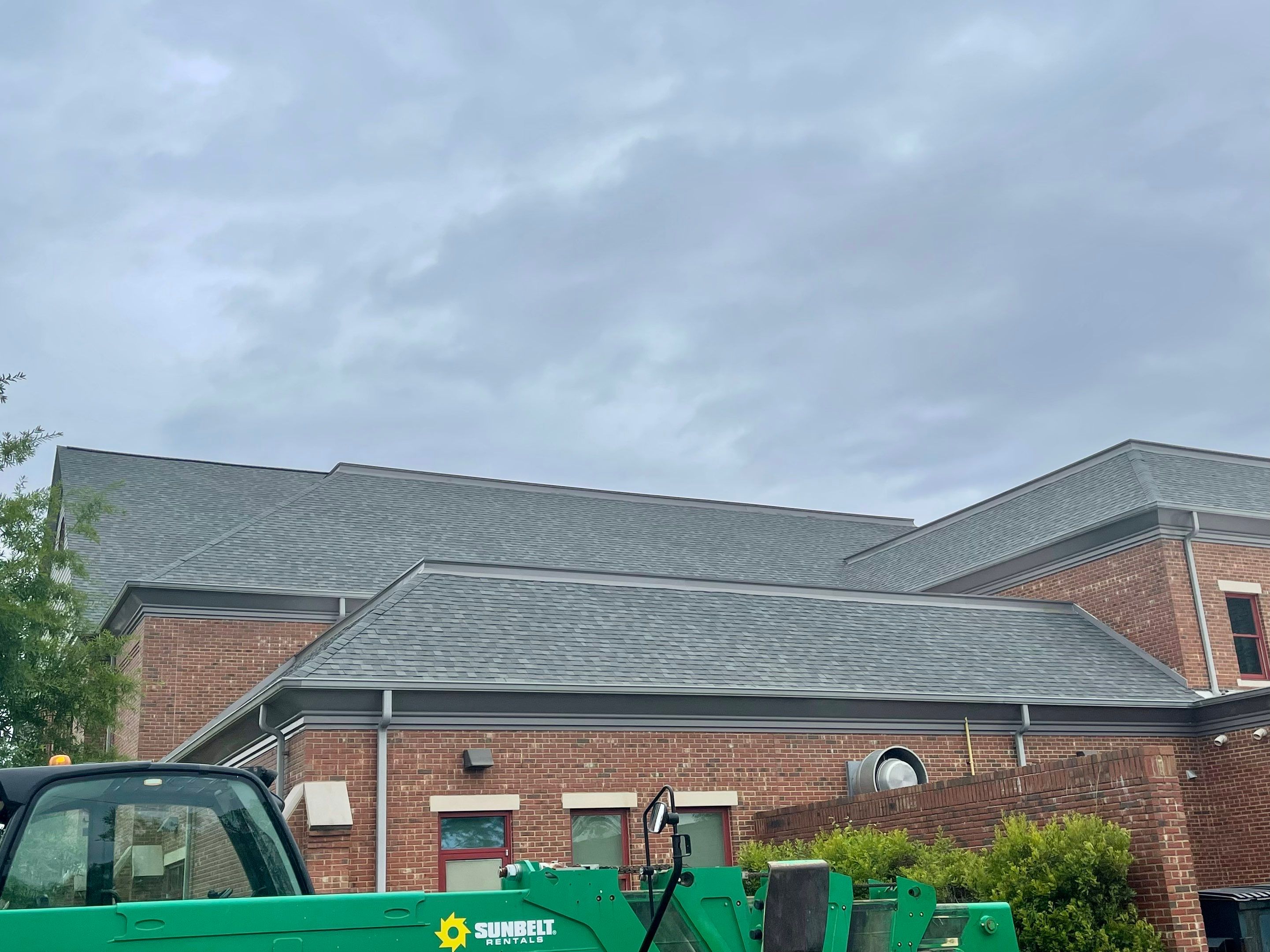 Commercial Roofing Installation using High Grade Asphalt Shingles by Carolina Trophy Roofs