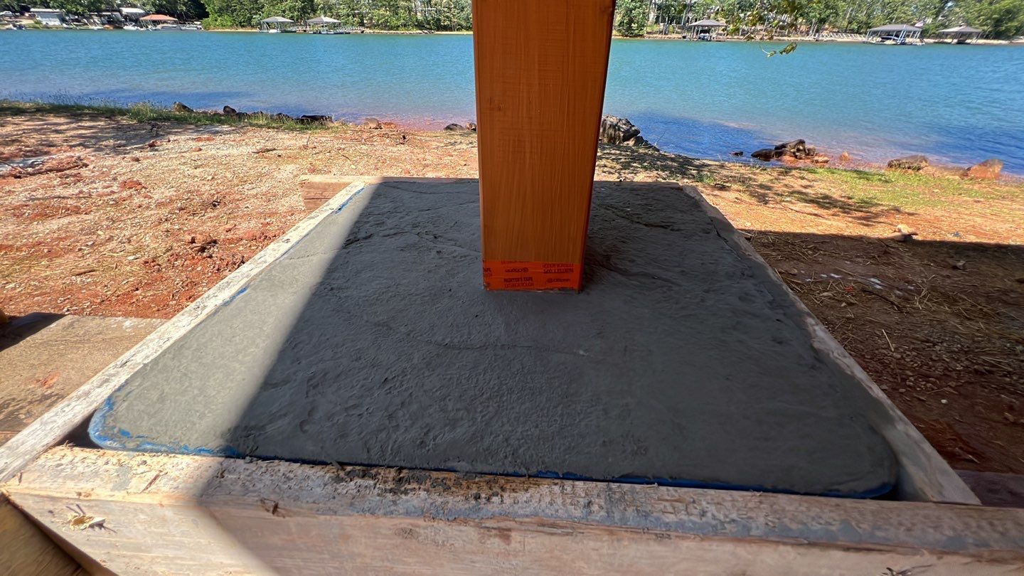 Stamped Concrete Pavilion Slab by Xtreme Concrete Services