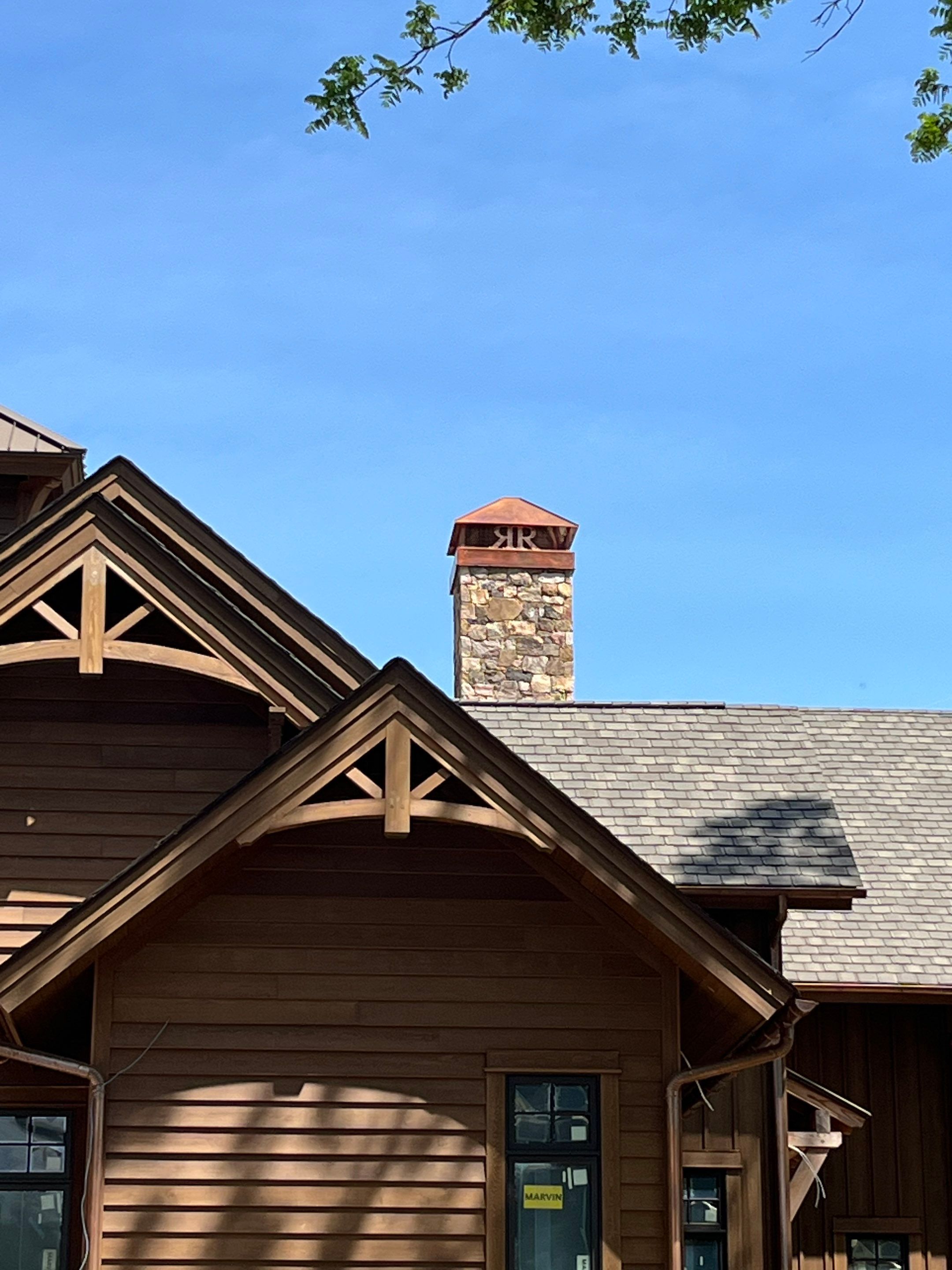Custom Chimney Caps - Copper Hip & Ridge by Premier Chimney and Roofing