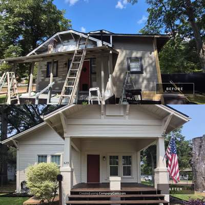 Old Mineola Home Gets New Facelift with Paint 