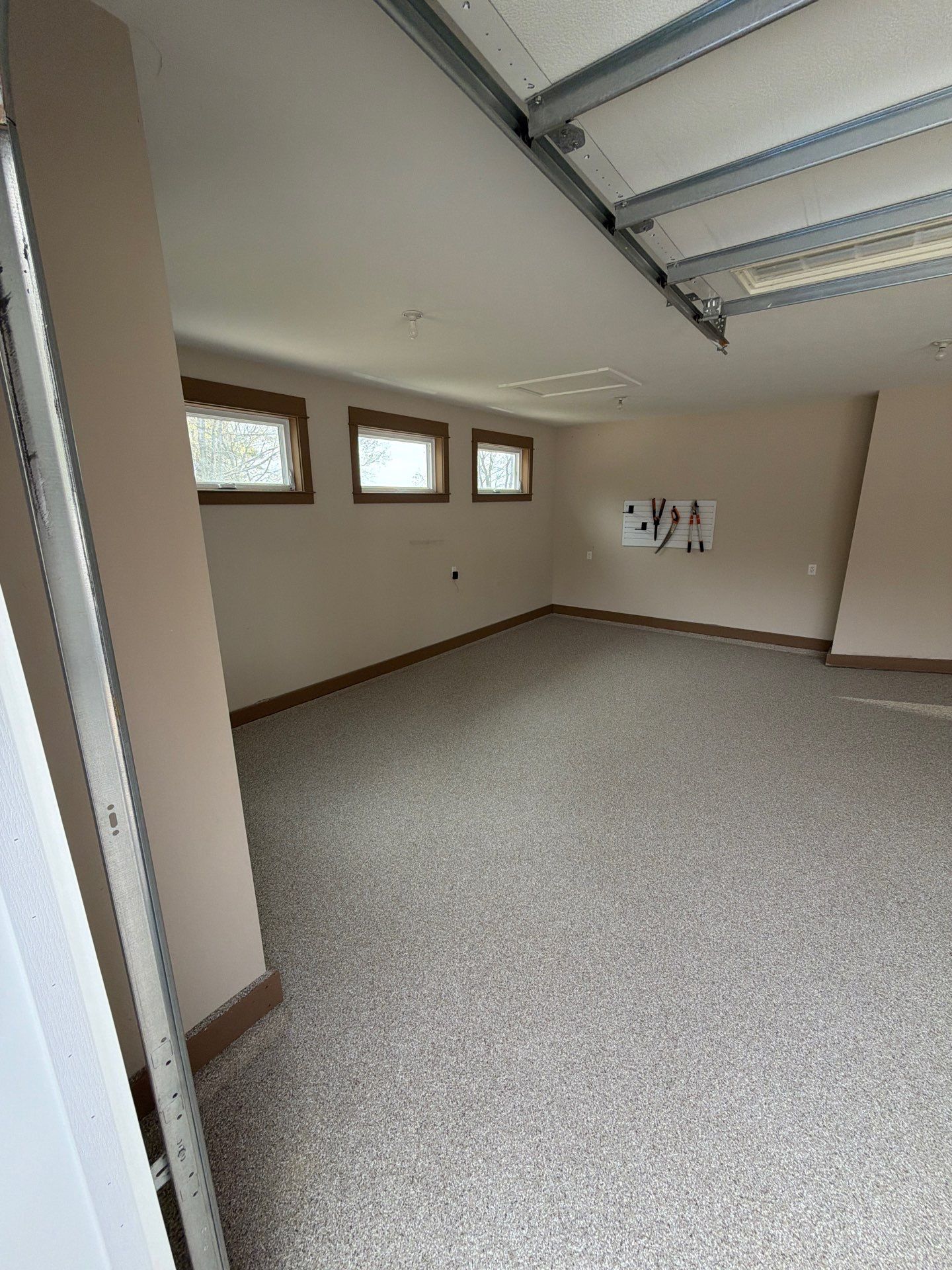 Garage Epoxy Flake Floor - Montague MI by Gordon Painting