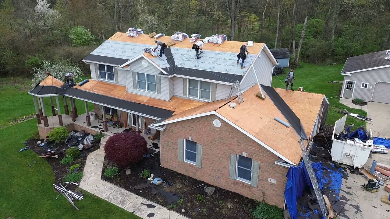 Atlas Pinnacle, Color, Coastal Granite, Drip Edge, Birch White by Eagle Eye Roofing