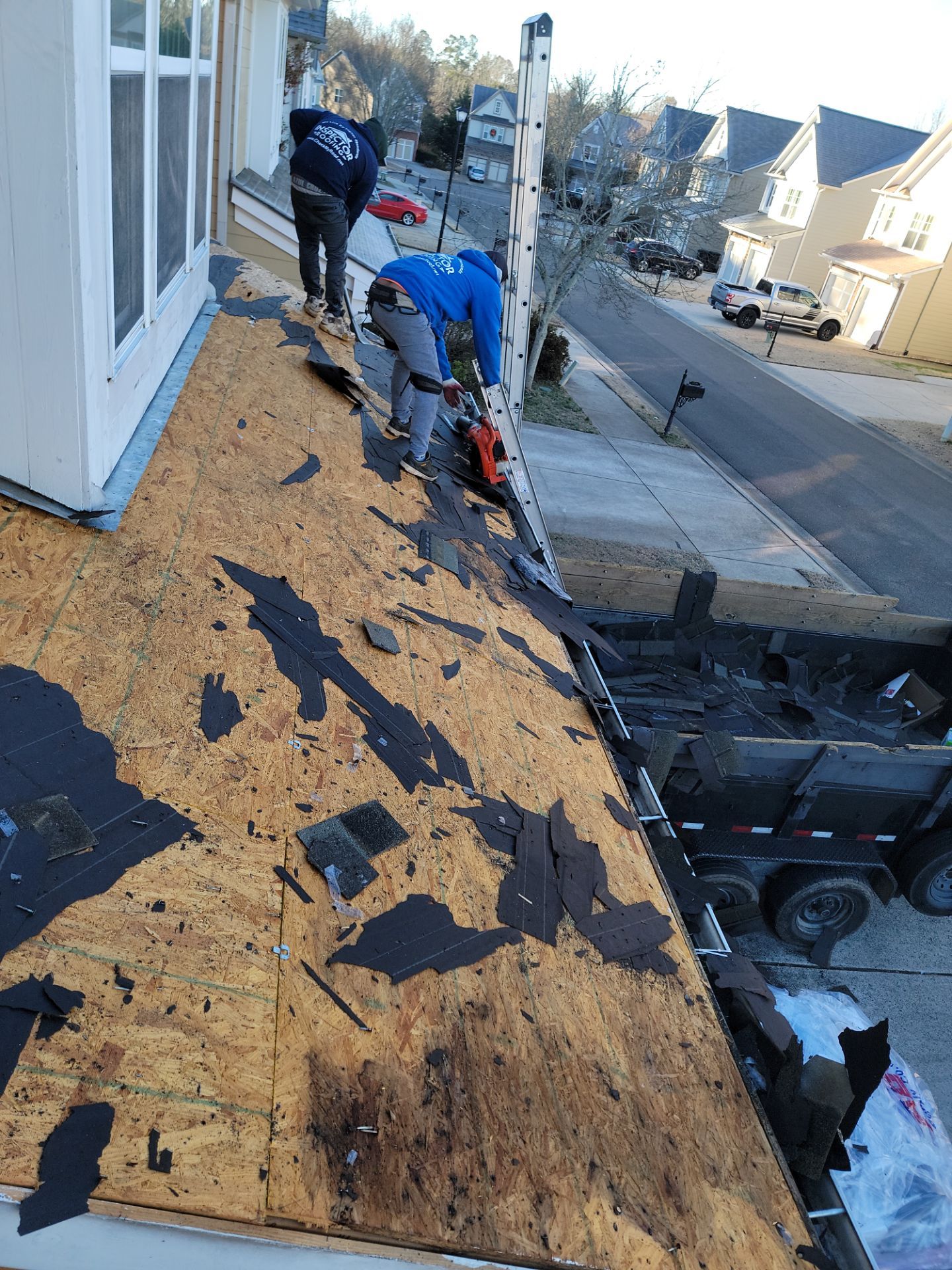 Residential Roofing Installation using Owens Corning by Inspector Roofing and Restoration