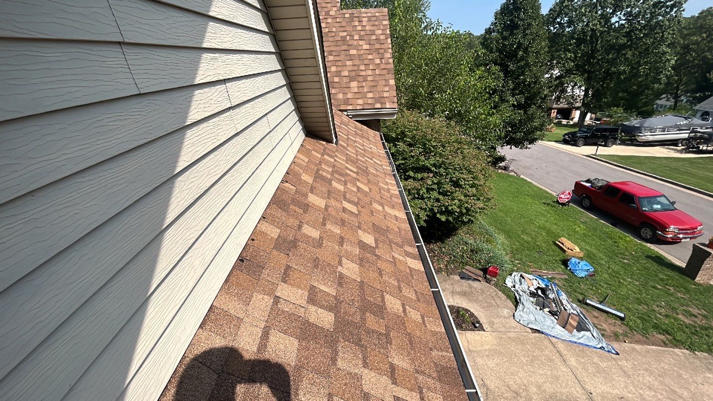 Residential Roof + Gutters & Downspouts & Gutter Guards  by Titan Commercial & Residential Roofing 