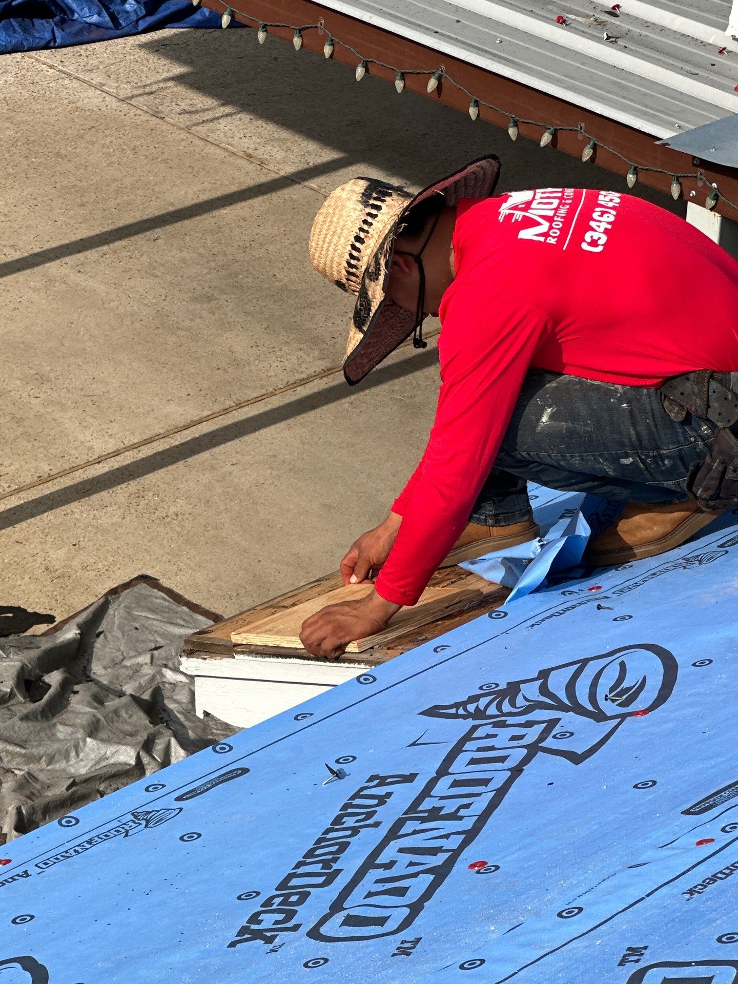 Project in Houston by Motion Roofing