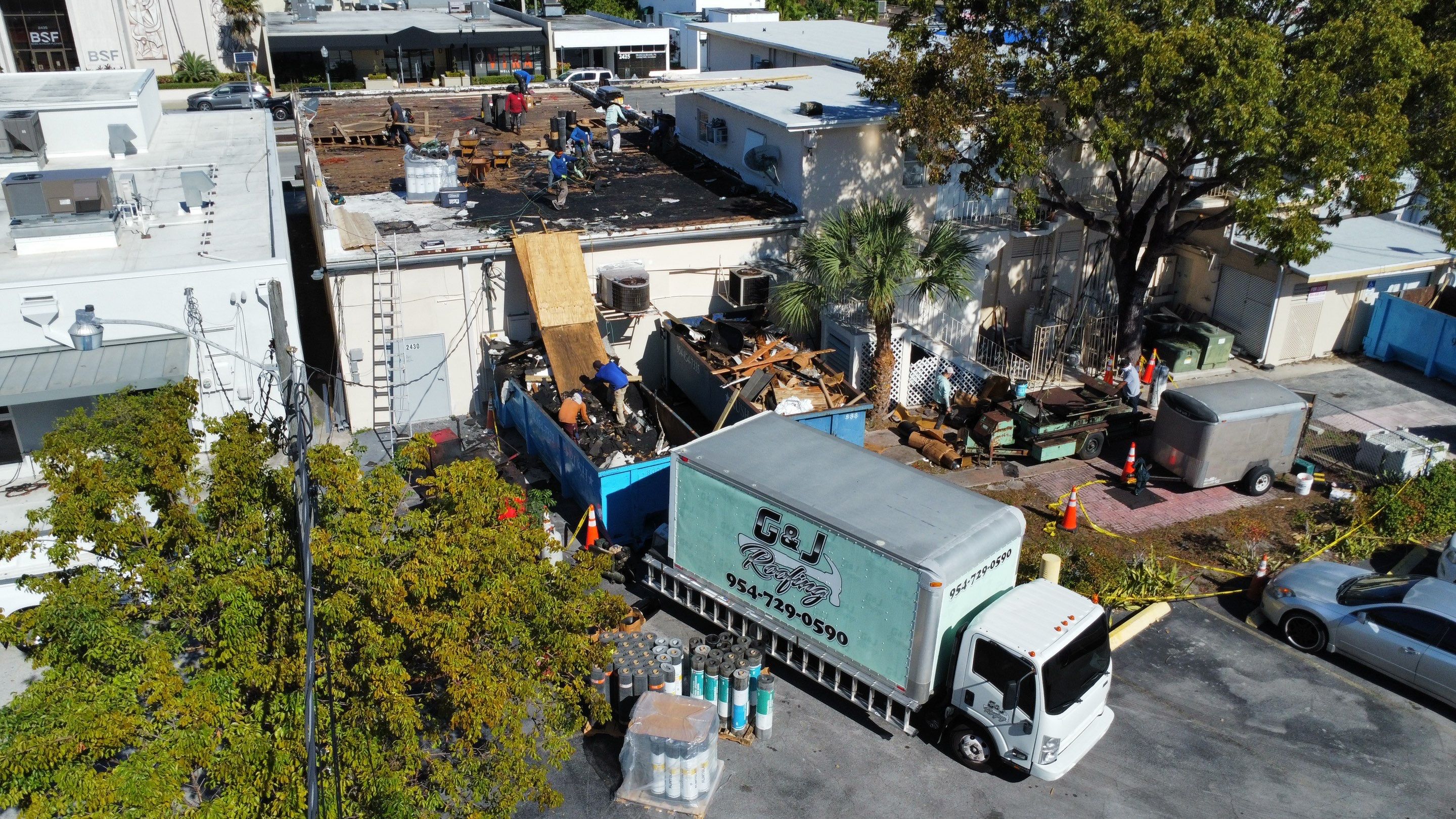 Hollywood Blvd., Hollywood, FL by G&J Roofing 