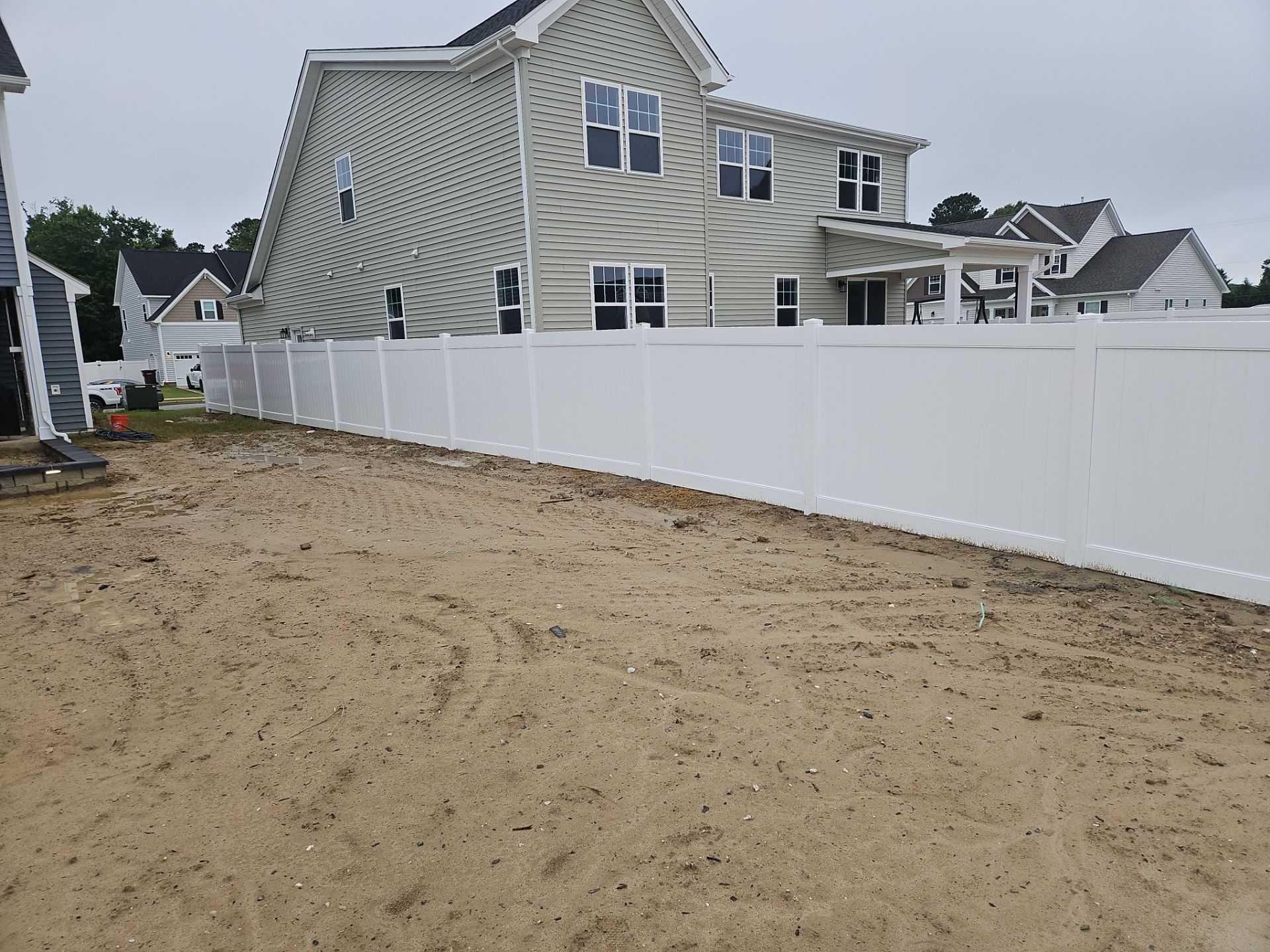 Clean Lines. Lasting Strength. by Tidewater Fence