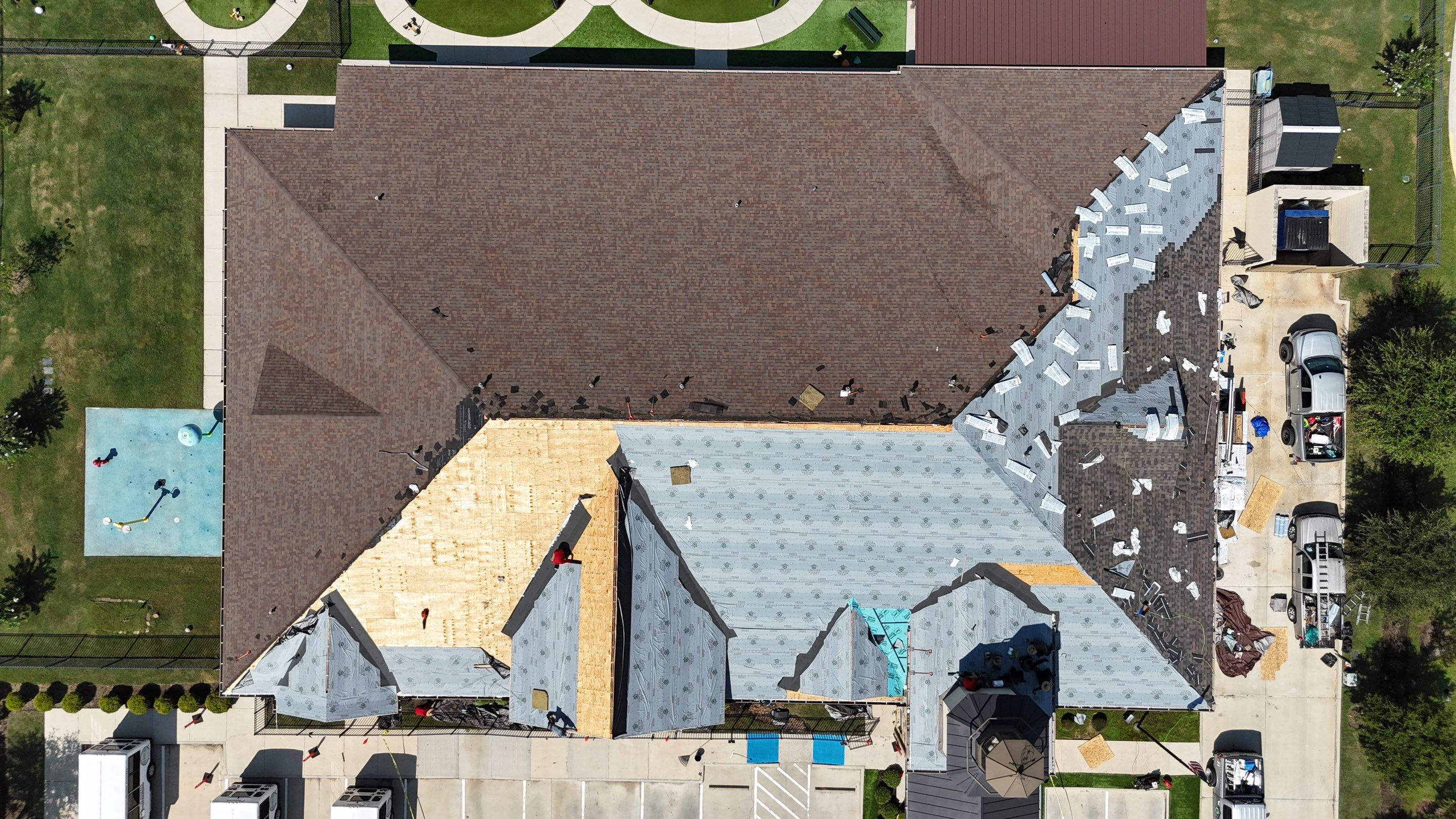 Roof Replacement on a Daycare! by Core Four Roofing