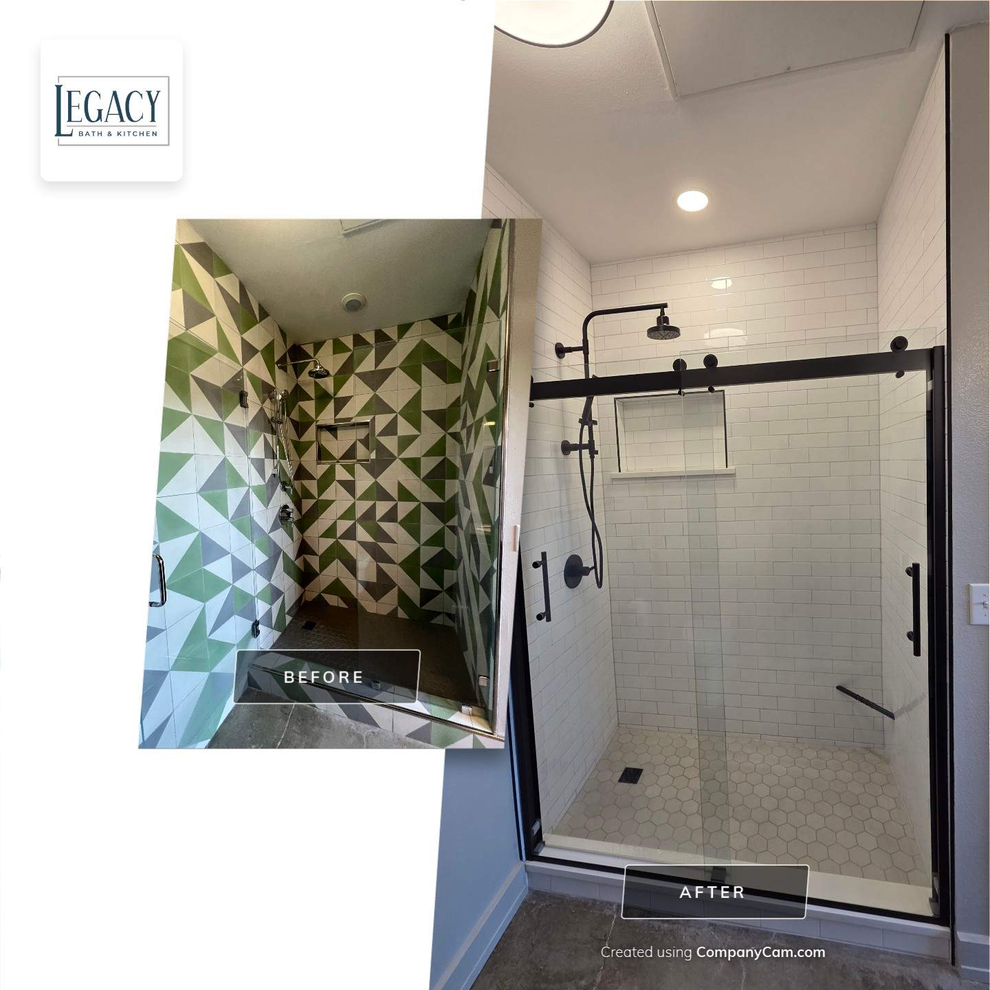 Southtown Loft Bathroom Gets Sleek Upgrade by Legacy Bath and Kitchen