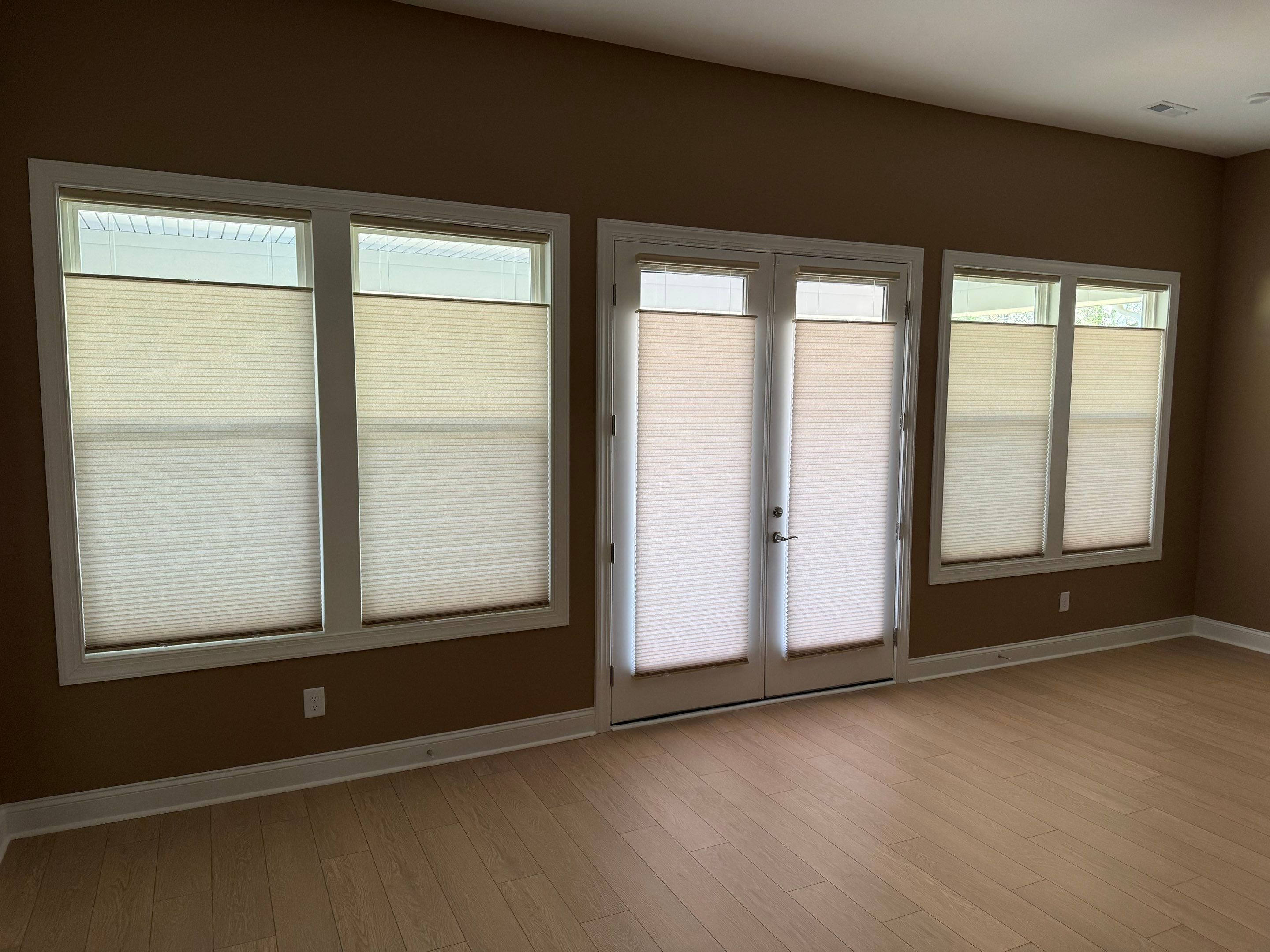 New Home- Cellular shades in Charlotte, NC by Southern Traditions Window Fashions