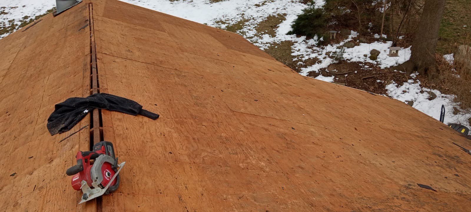 Residential Roofing Installation using Owens Corning Duration Estate Gray by A Plus Exterior