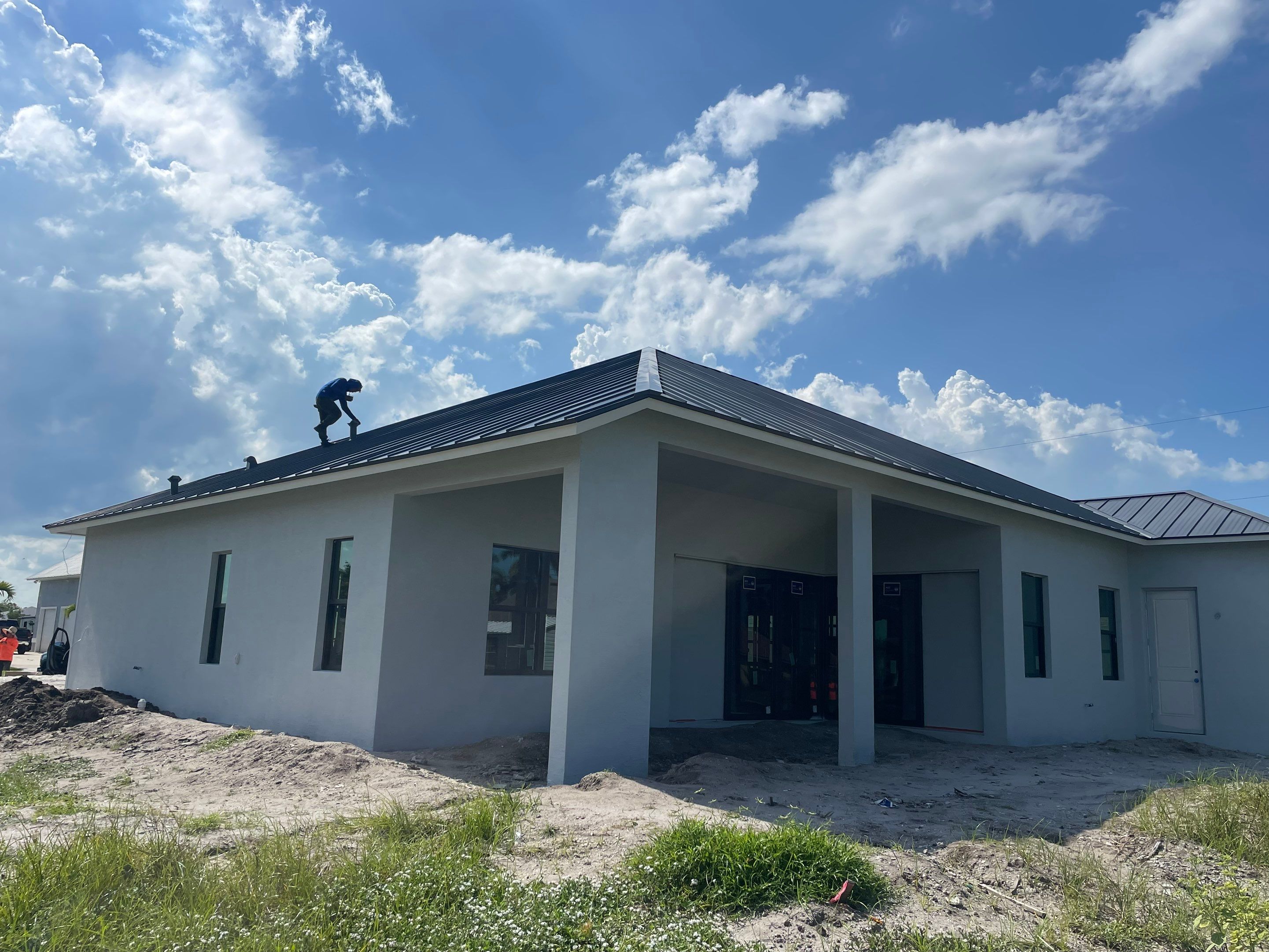 24ga 1" Nail-Strip Charcoal Gray  by Total Roofing System The Metal Roof Experts