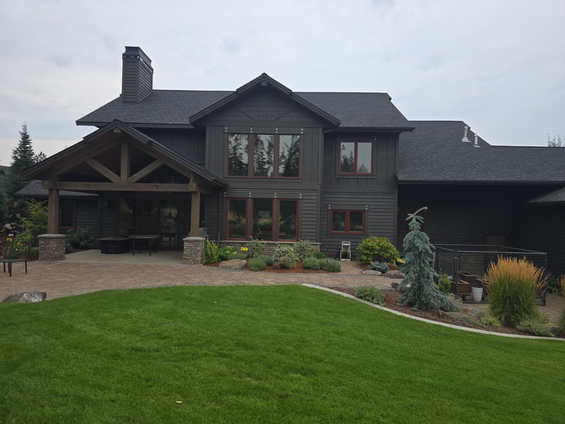 The Falls-Hayden Lake by Coeur D Alene Painting Group