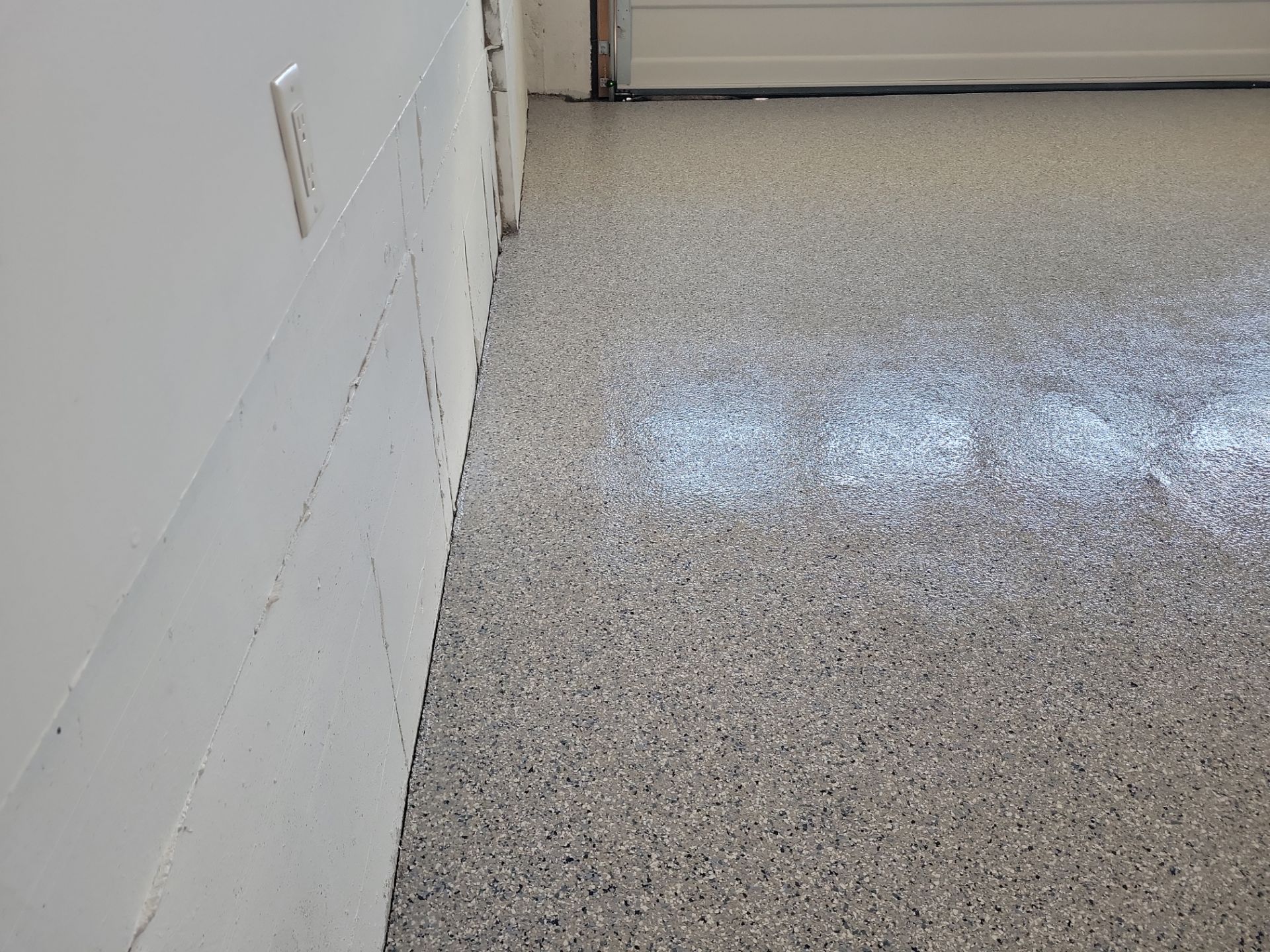 Garage Floor Coating using Penntek by Spectrum Painting, LLC