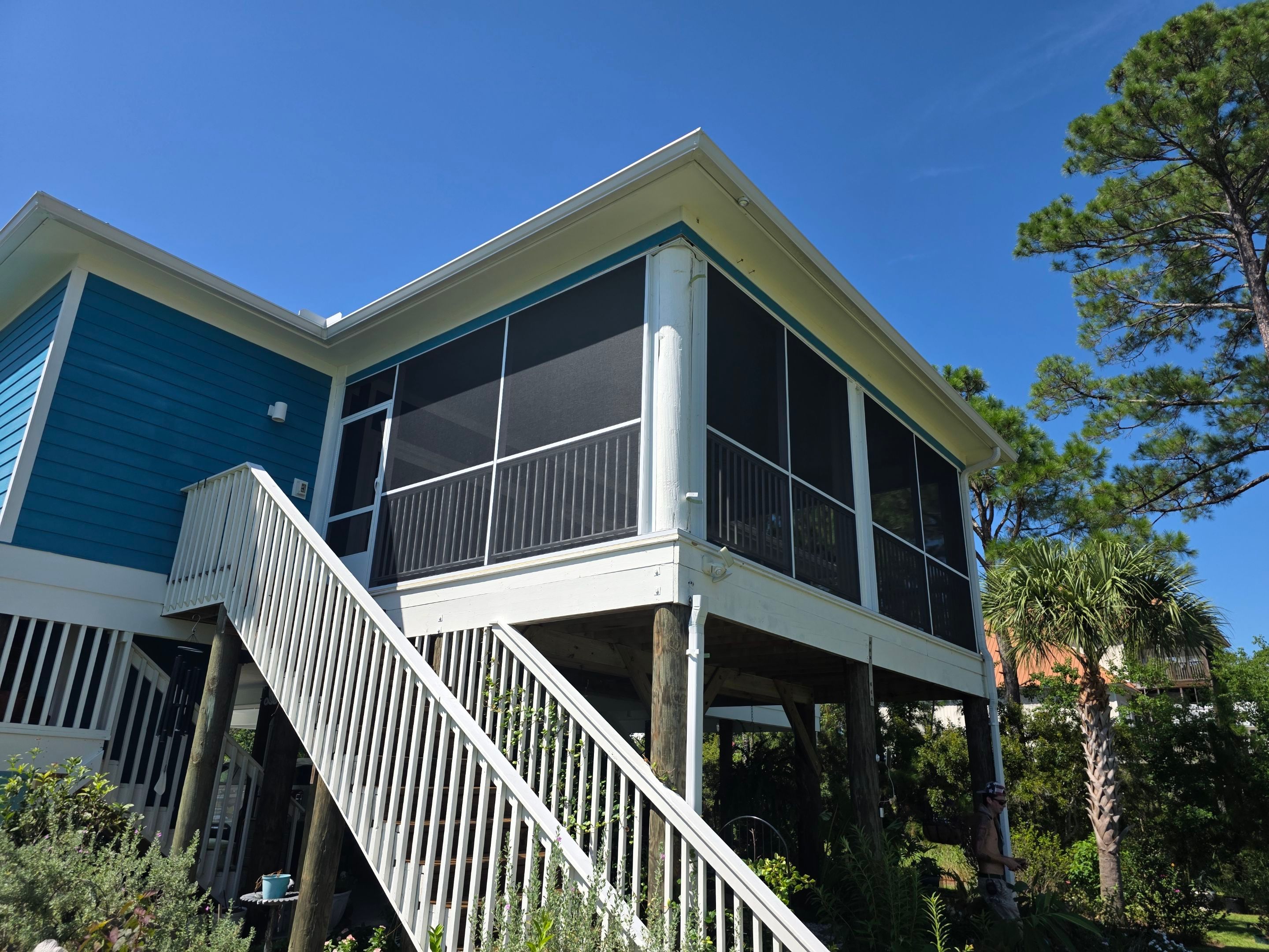 Elevated Screen Room by Titan Sunrooms