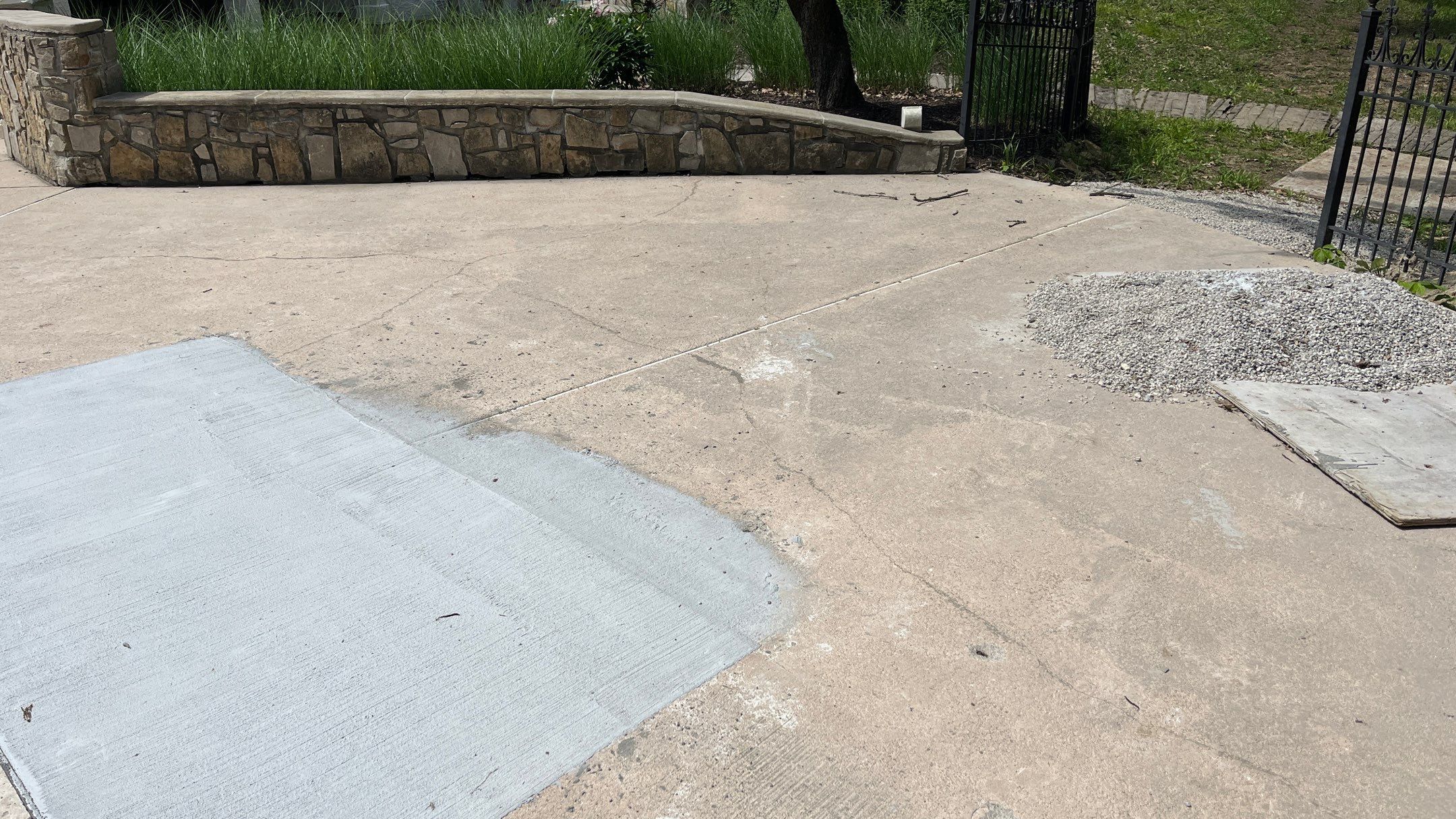 Pool Deck Resurface W/ Custom Scoreline - Olathe, KS by Big Red Decorative Concrete, LLC