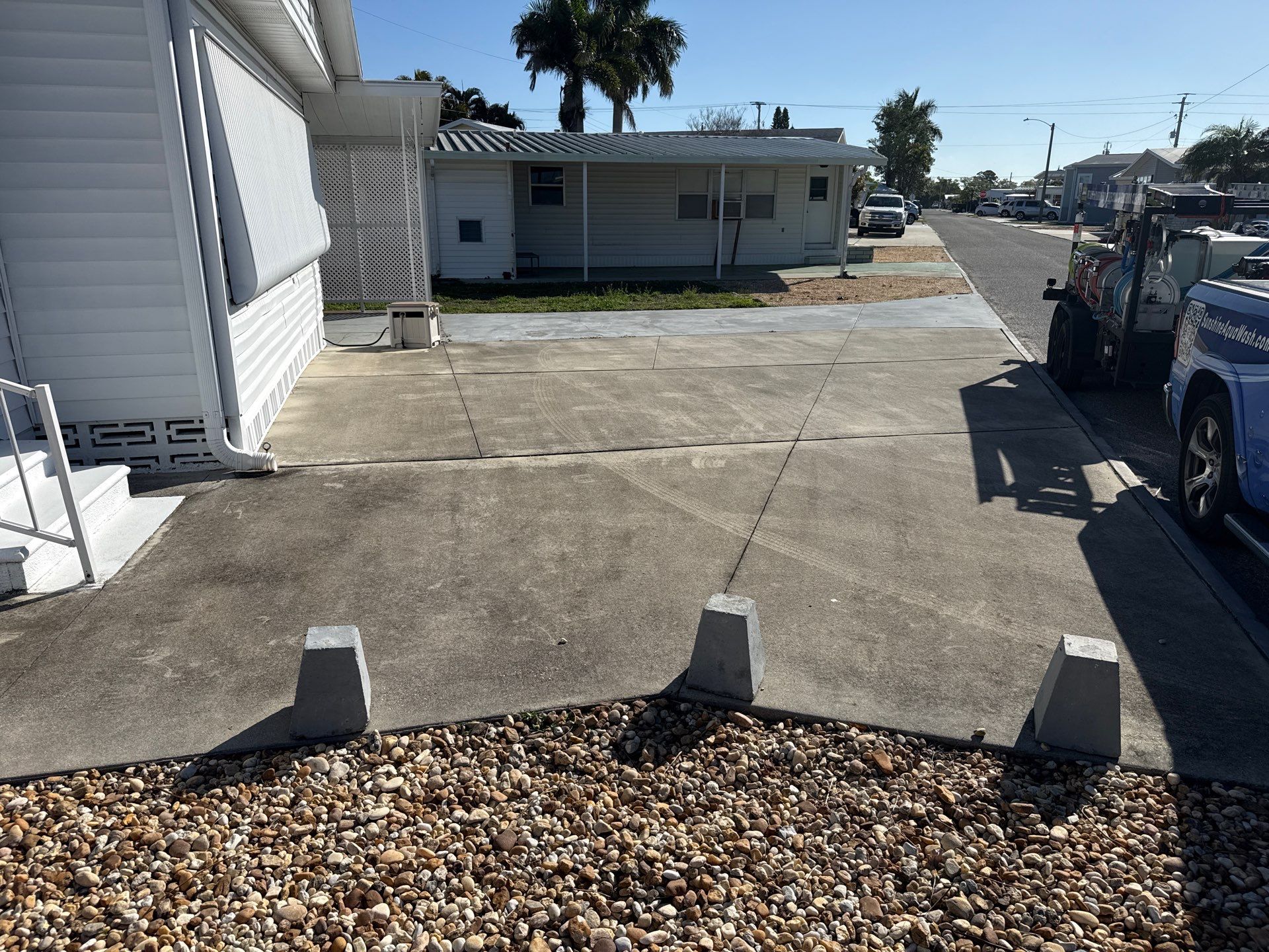 Trailer Estates Mobile Home Cleaning + Driveway & Patio Wash | Bayshore Gardens, FL by Sunshine AquaWash