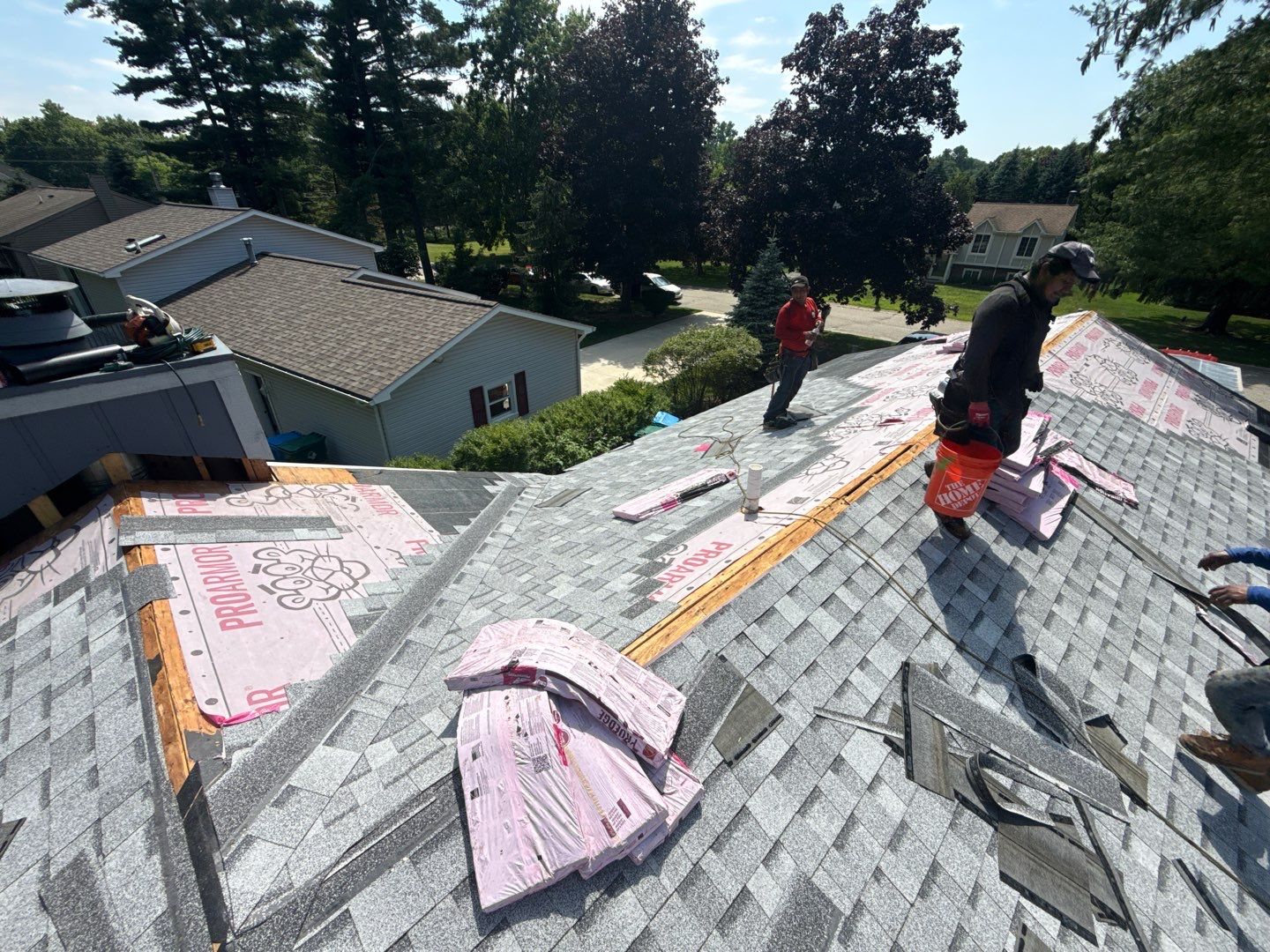 Roof Replacement using Owens Corning Tru Definitions by 180 Contractors