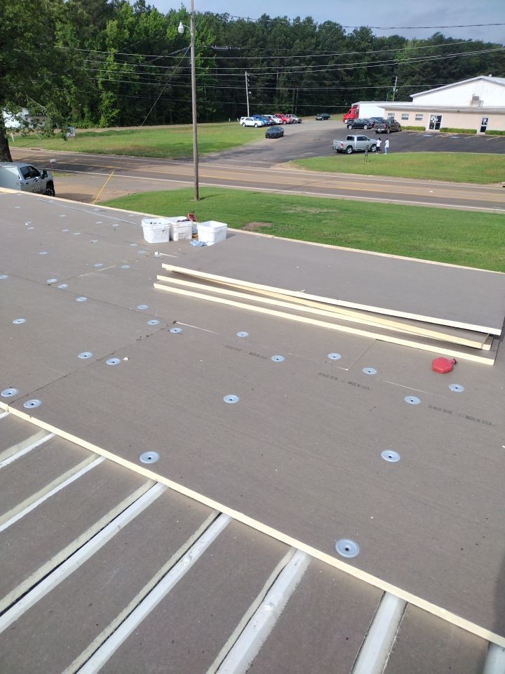 Office Building in Magnolia by Hostetler Roofing