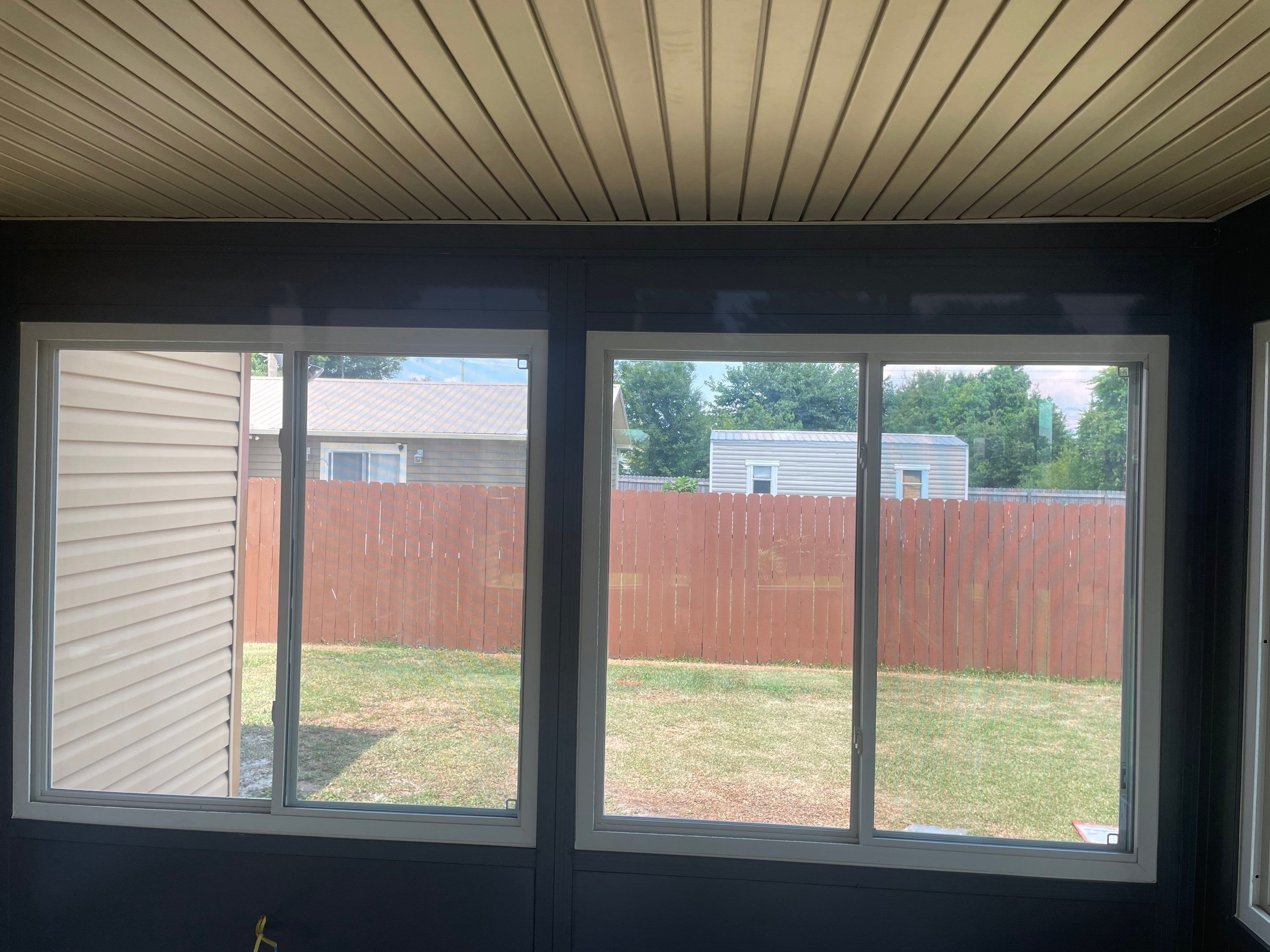 Glass Room using Colorbeam by Titan Sunrooms