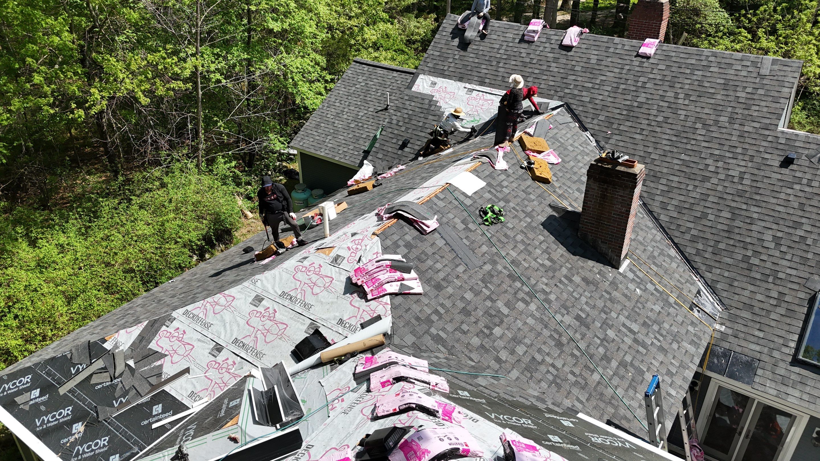 Roof Replacement + Metal Valleys + Snow Belt + Skylights — Carlisle, MA by Mighty Dog Roofing of Greater Middlesex County
