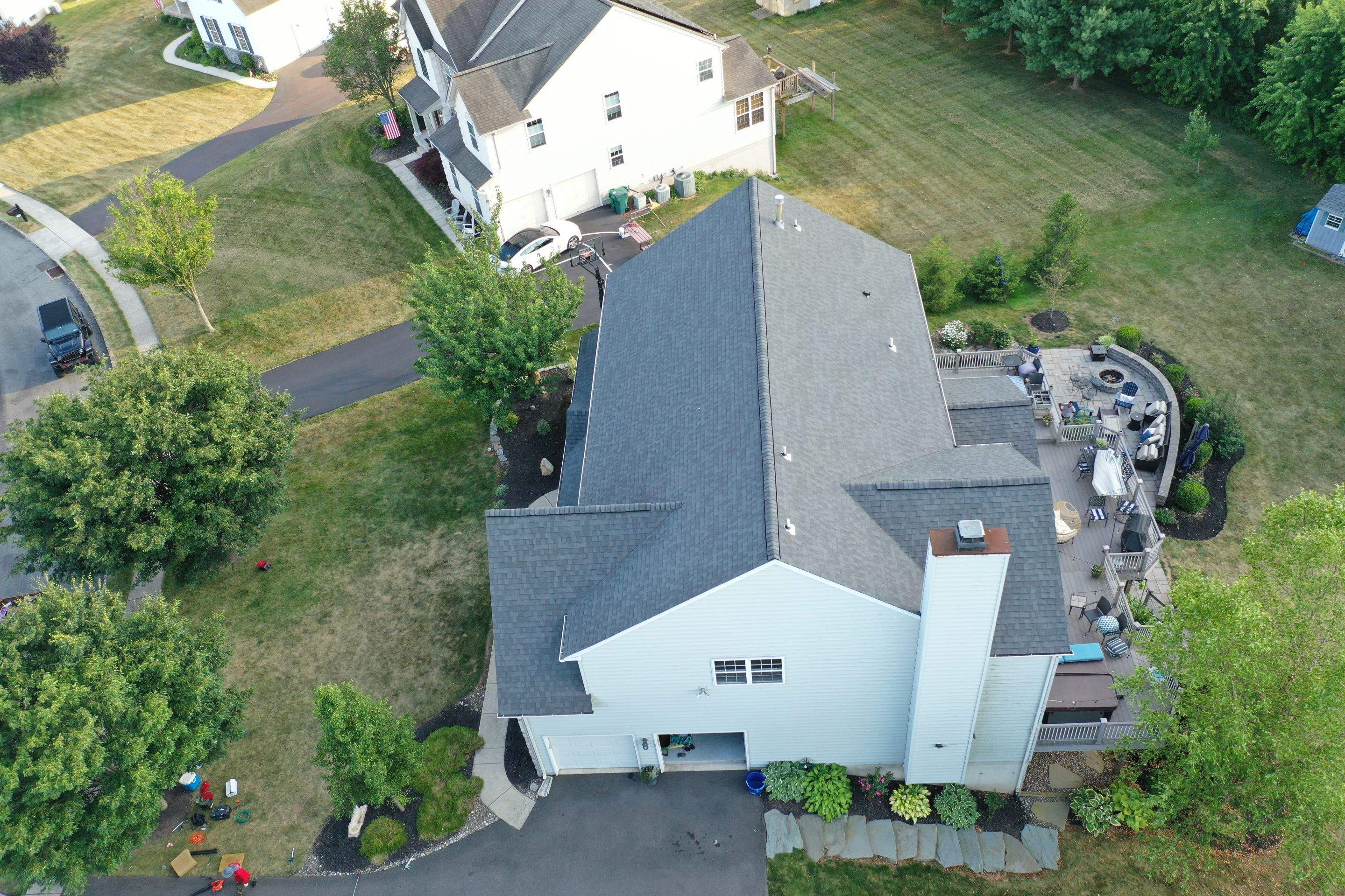 Roofing Installation using CertainTeed Landmark - Pewterwood by Storm Guard of Ches-Mont PA