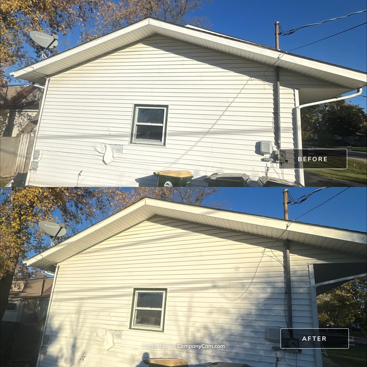 Project in Round Lake Beach by Simmons Power & Soft Washing